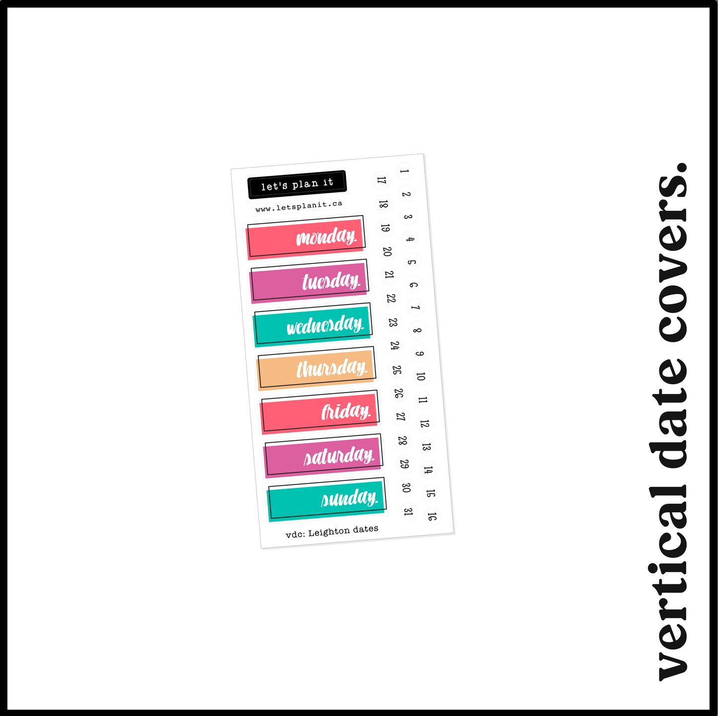 LEIGHTON COLLECTION | Weekly Kits