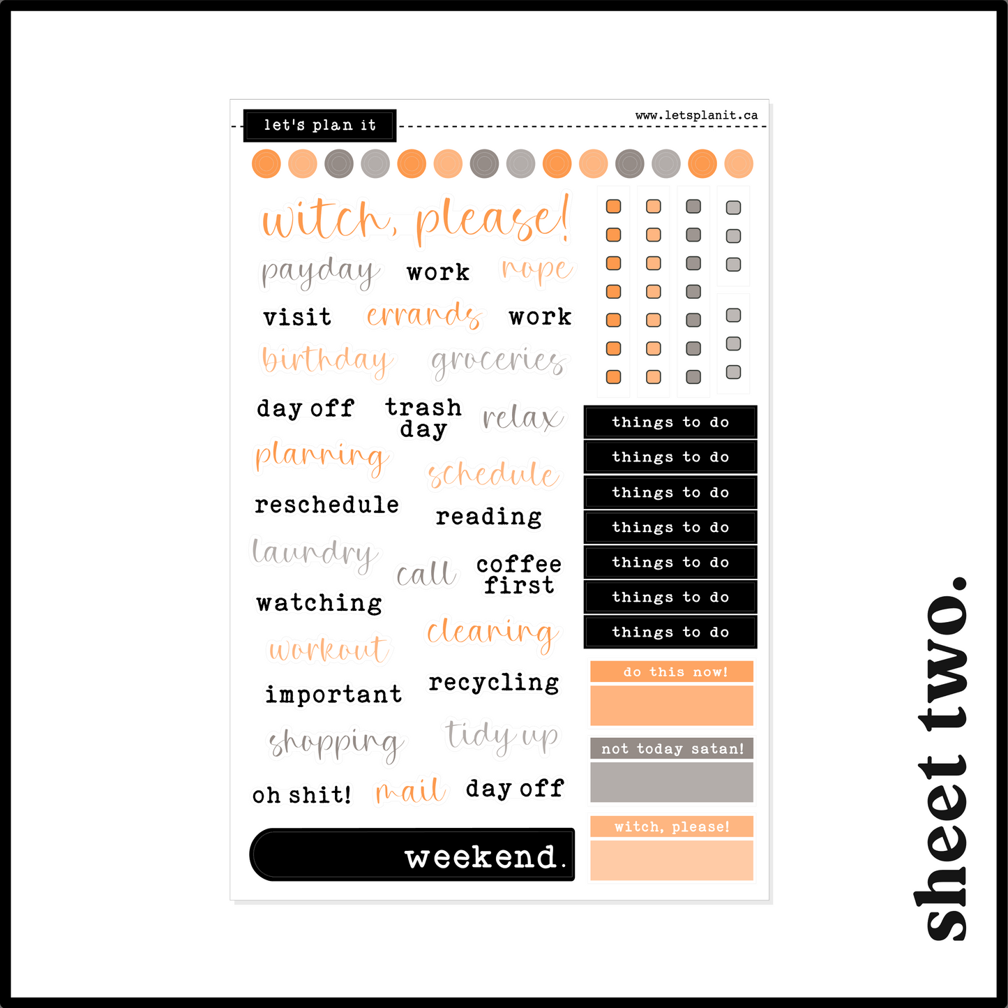 SABRINA COLLECTION | Weekly Kits