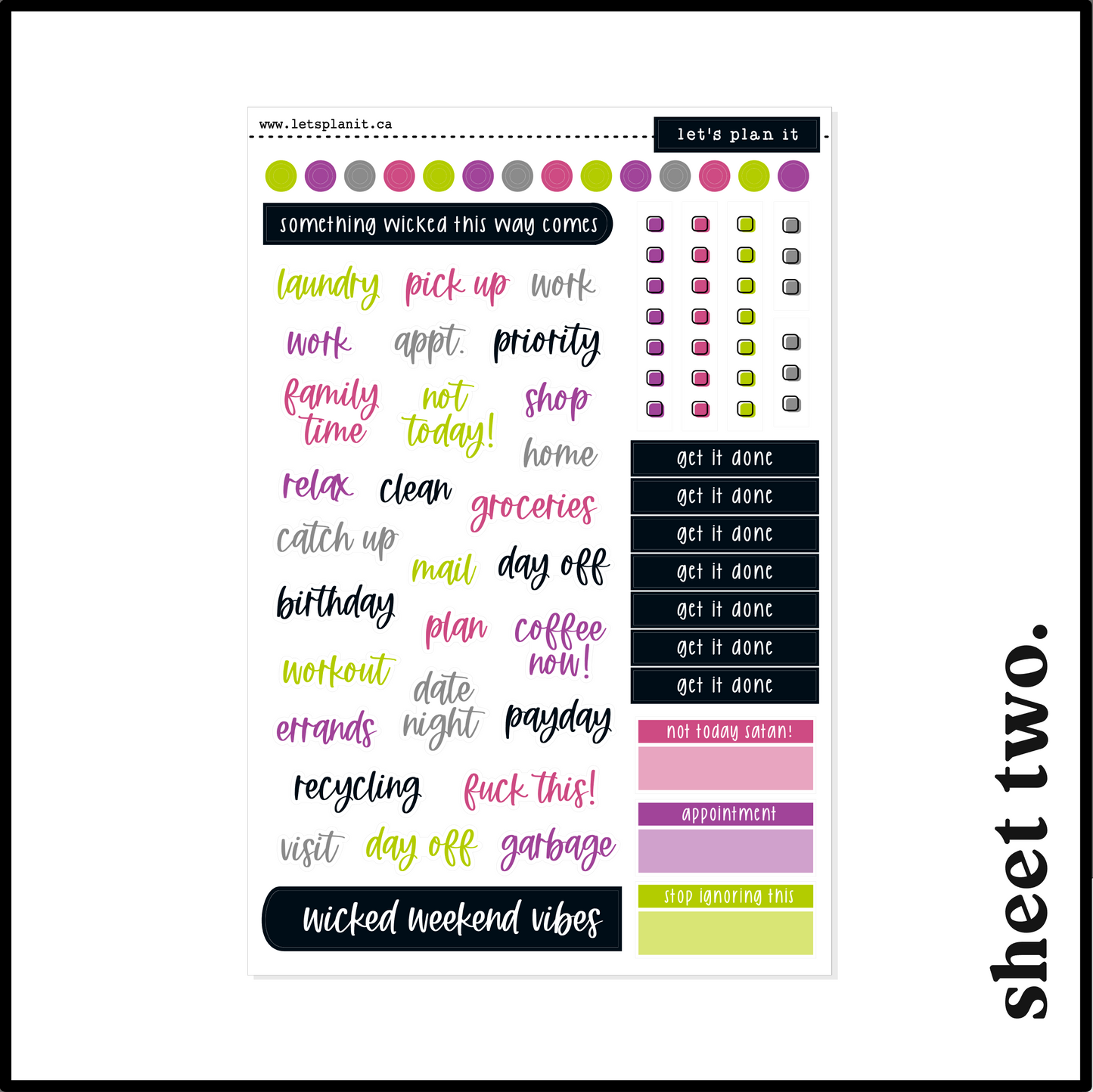 SALEM COLLECTION | Weekly Kits