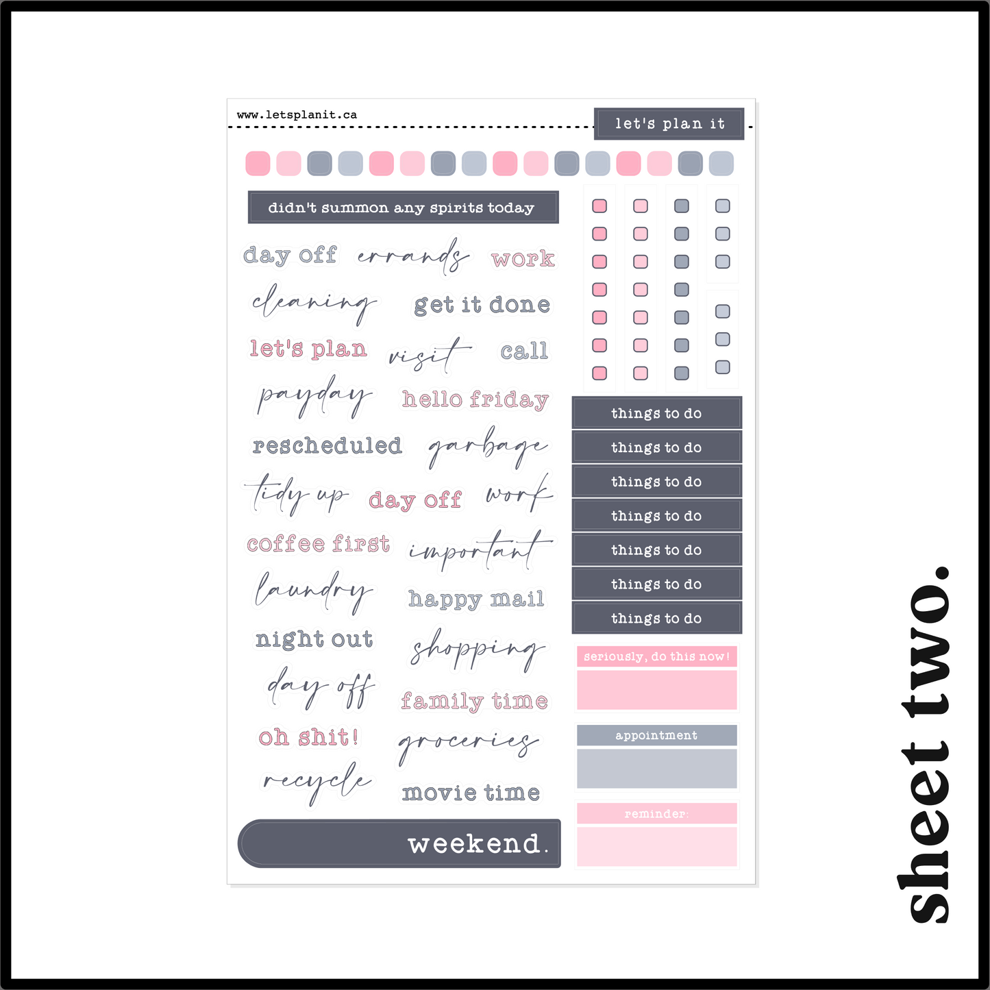 DAHLIA COLLECTION | Weekly Kits