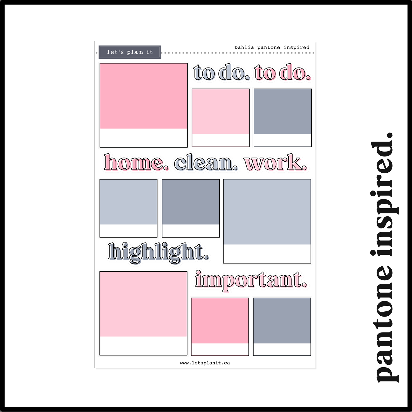 DAHLIA COLLECTION | Weekly Kits