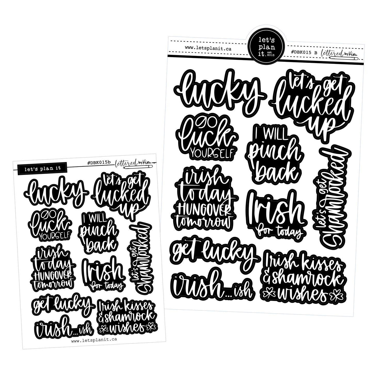 Lettered by Kim - St. Patrick's Day