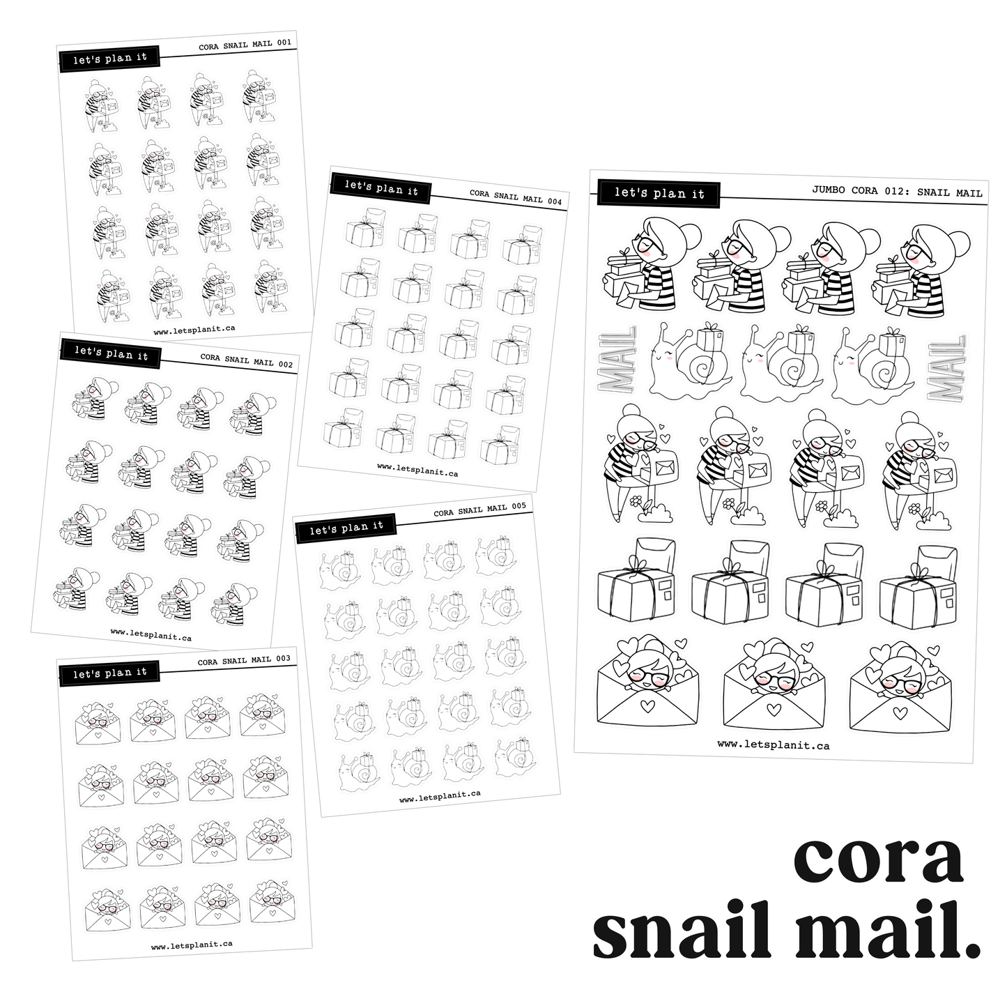 Cora | Snail Mail | character stickers