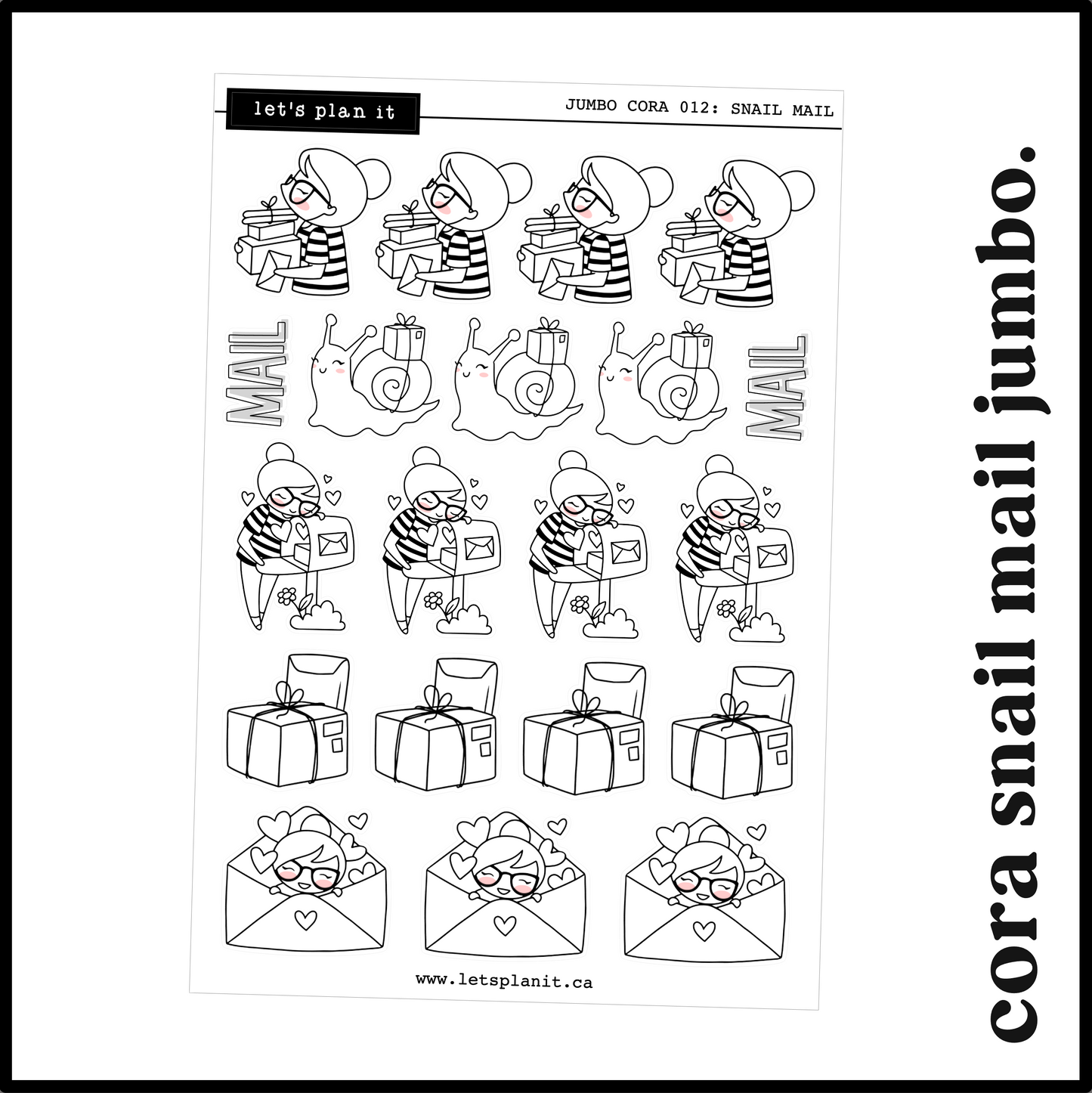 Cora | Snail Mail | character stickers