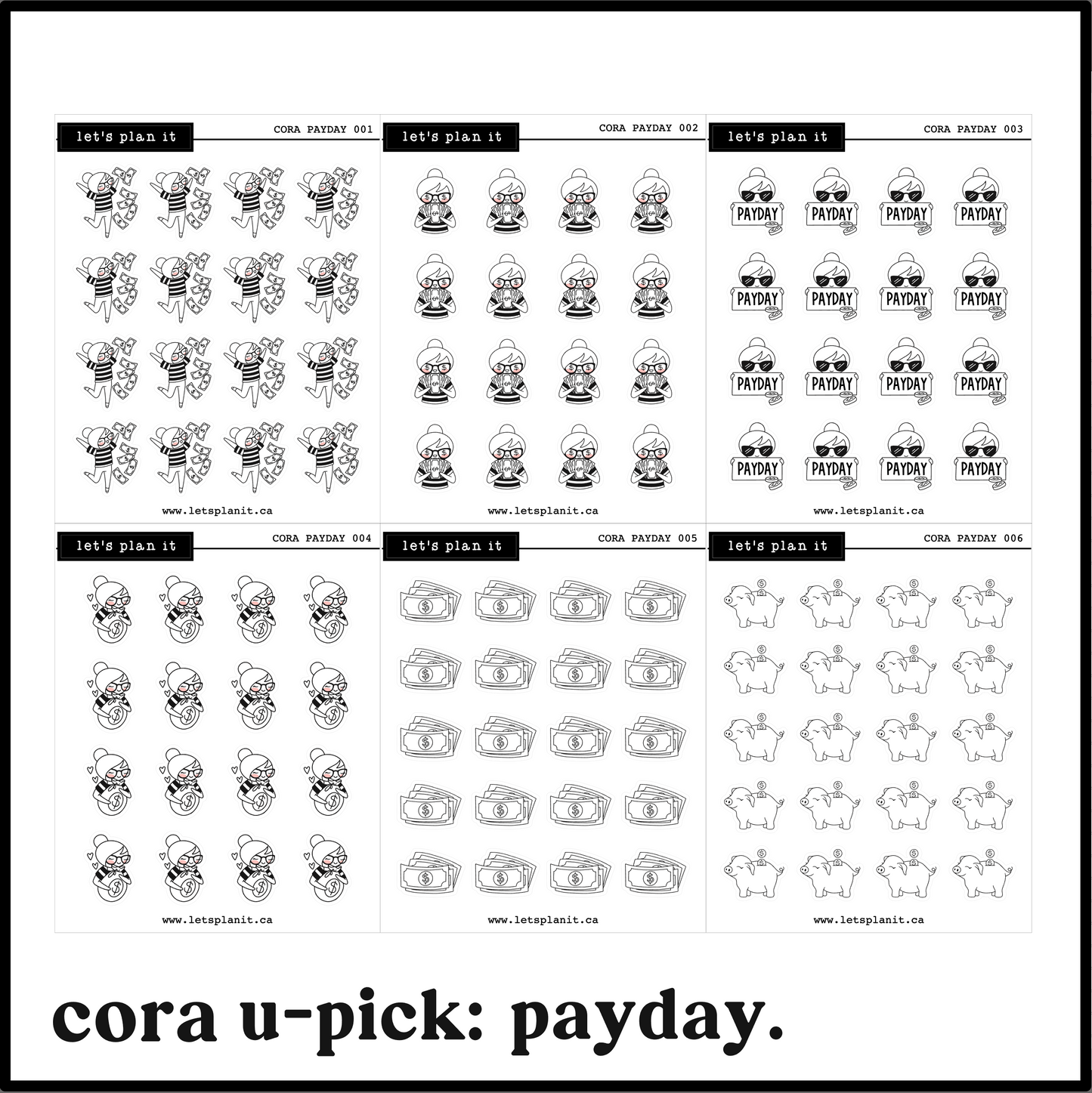 Cora | Payday | character stickers