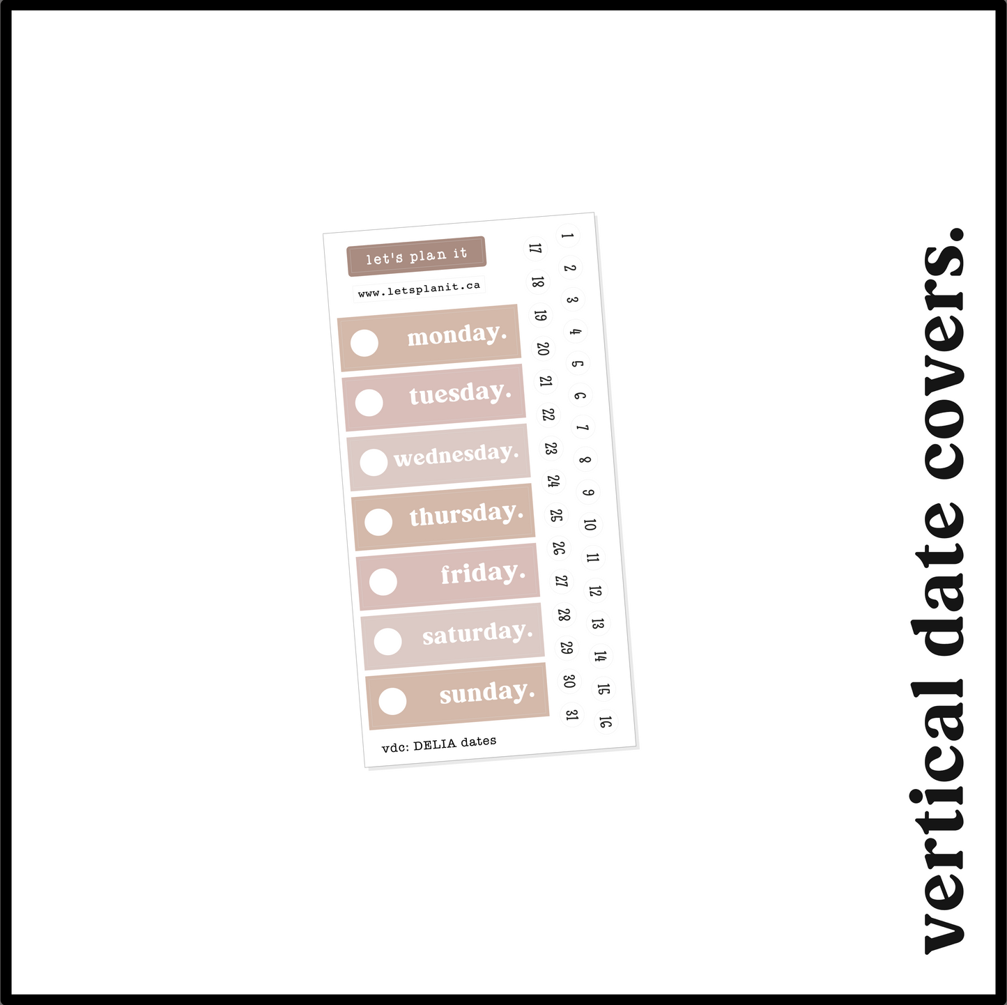 DELIA COLLECTION | Weekly Kits