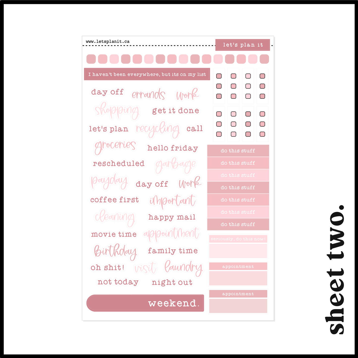 KIRA COLLECTION | Weekly Kits