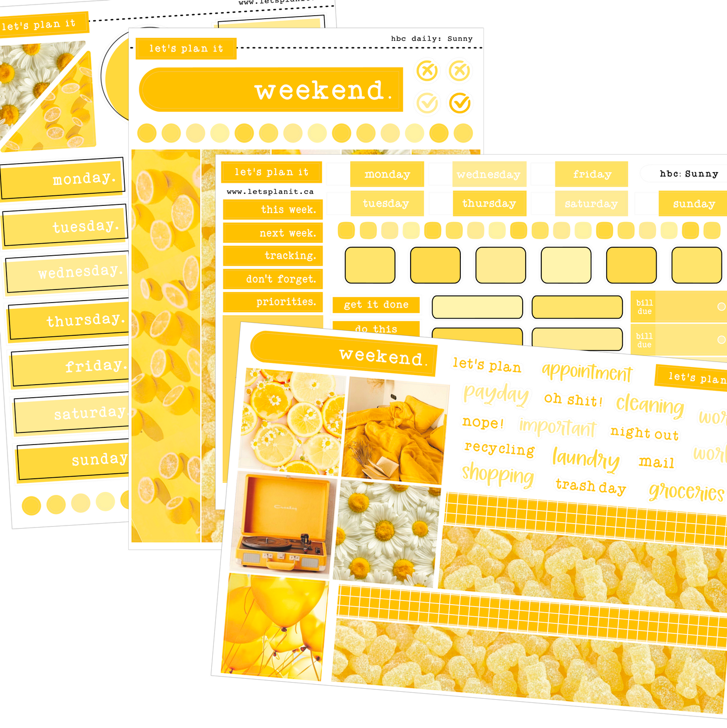 SUNNY COLLECTION | Weekly Kits