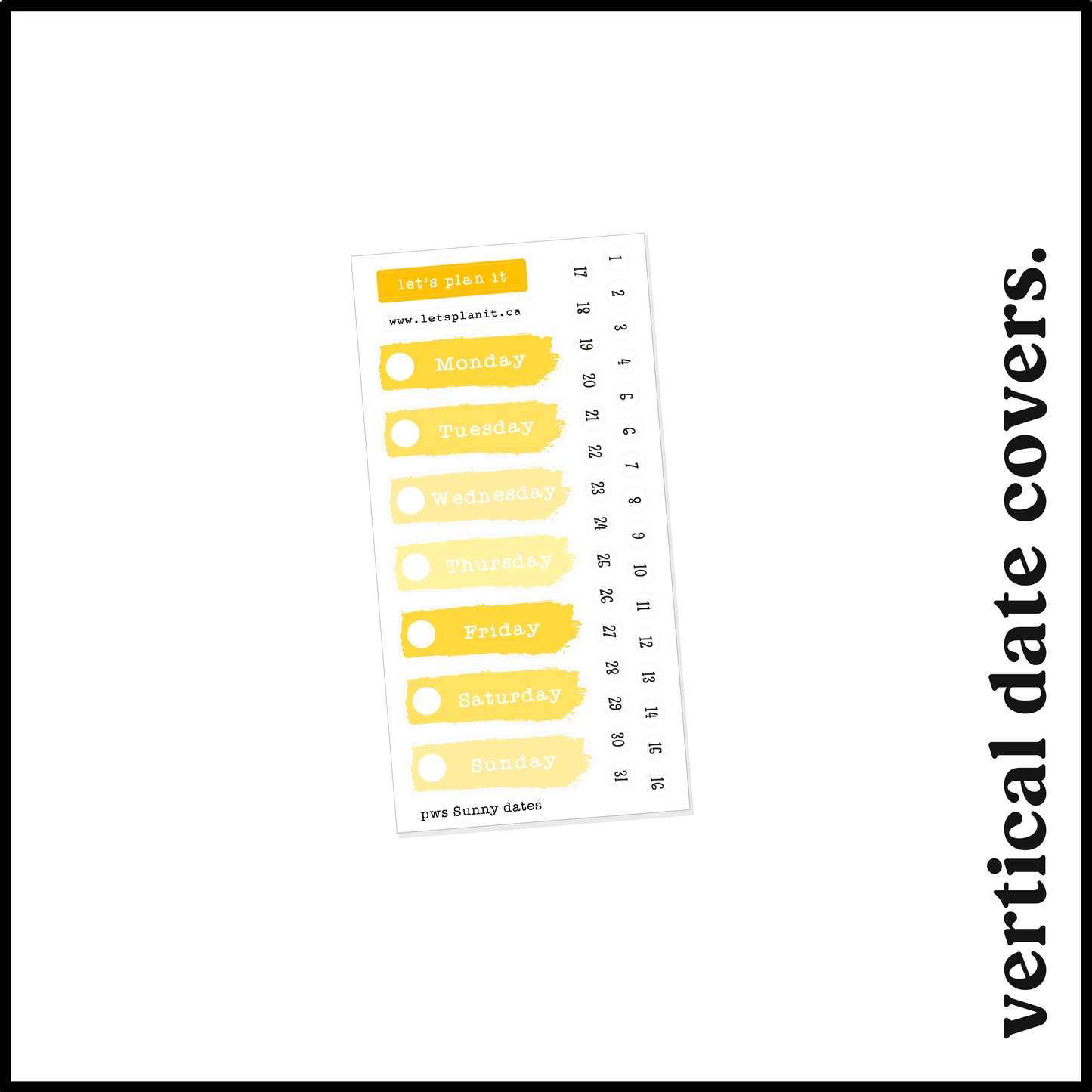 SUNNY COLLECTION | Weekly Kits