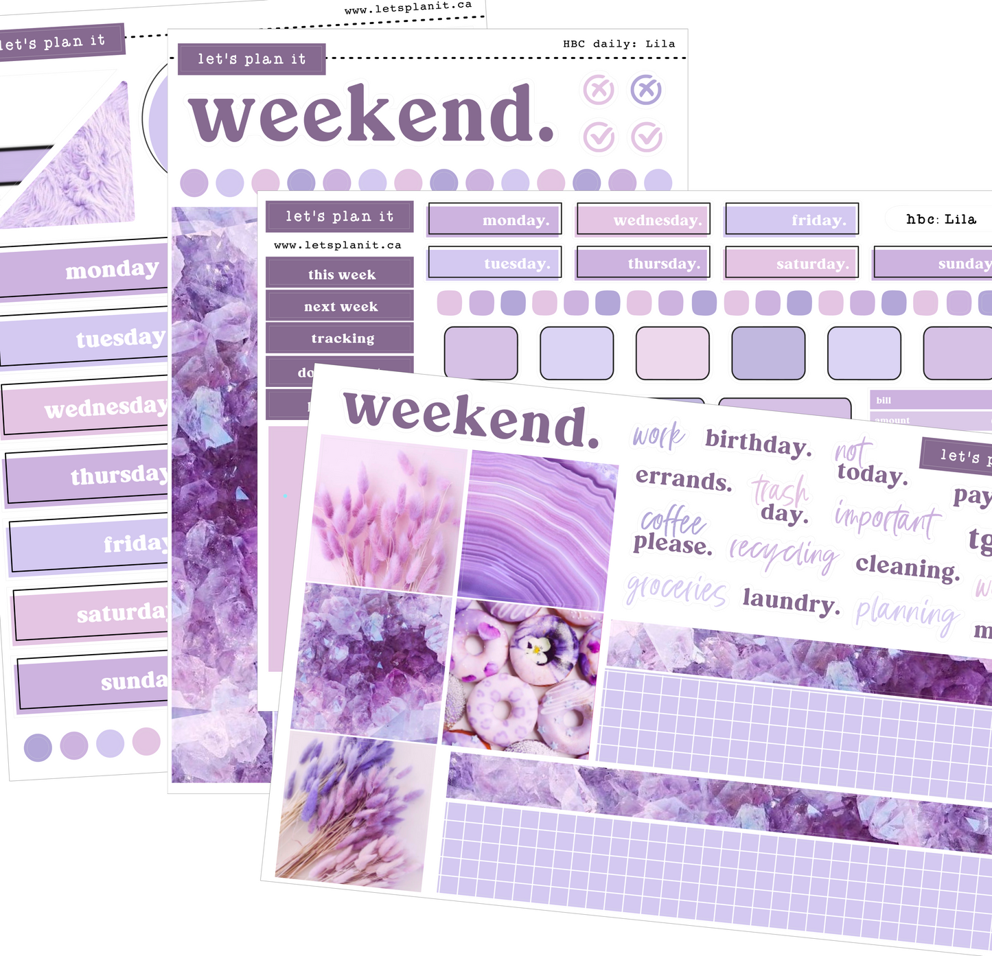 LILA COLLECTION | Weekly Kits