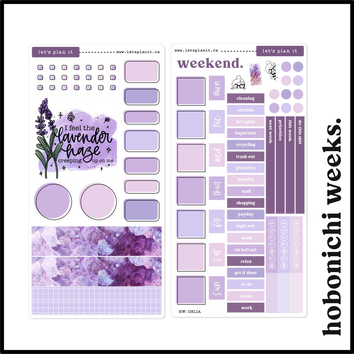LILA COLLECTION | Weekly Kits