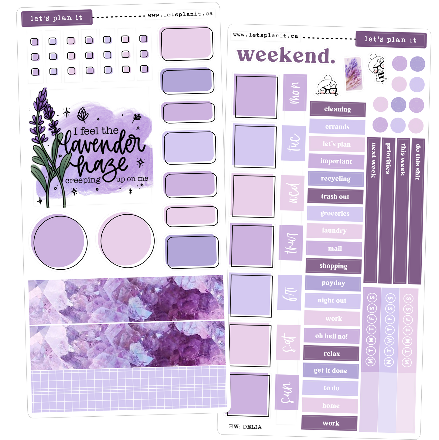 LILA COLLECTION | Weekly Kits