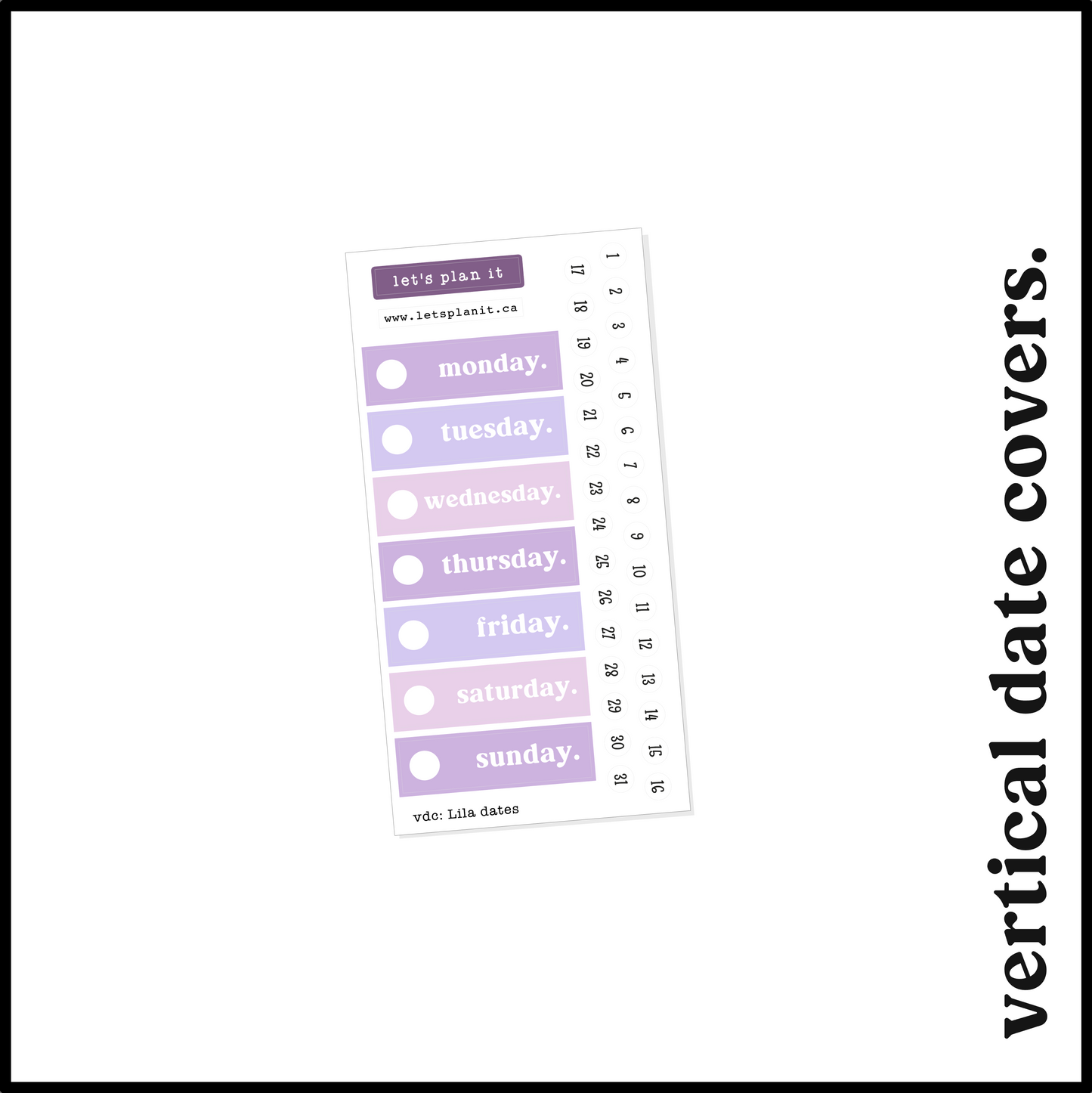 LILA COLLECTION | Weekly Kits