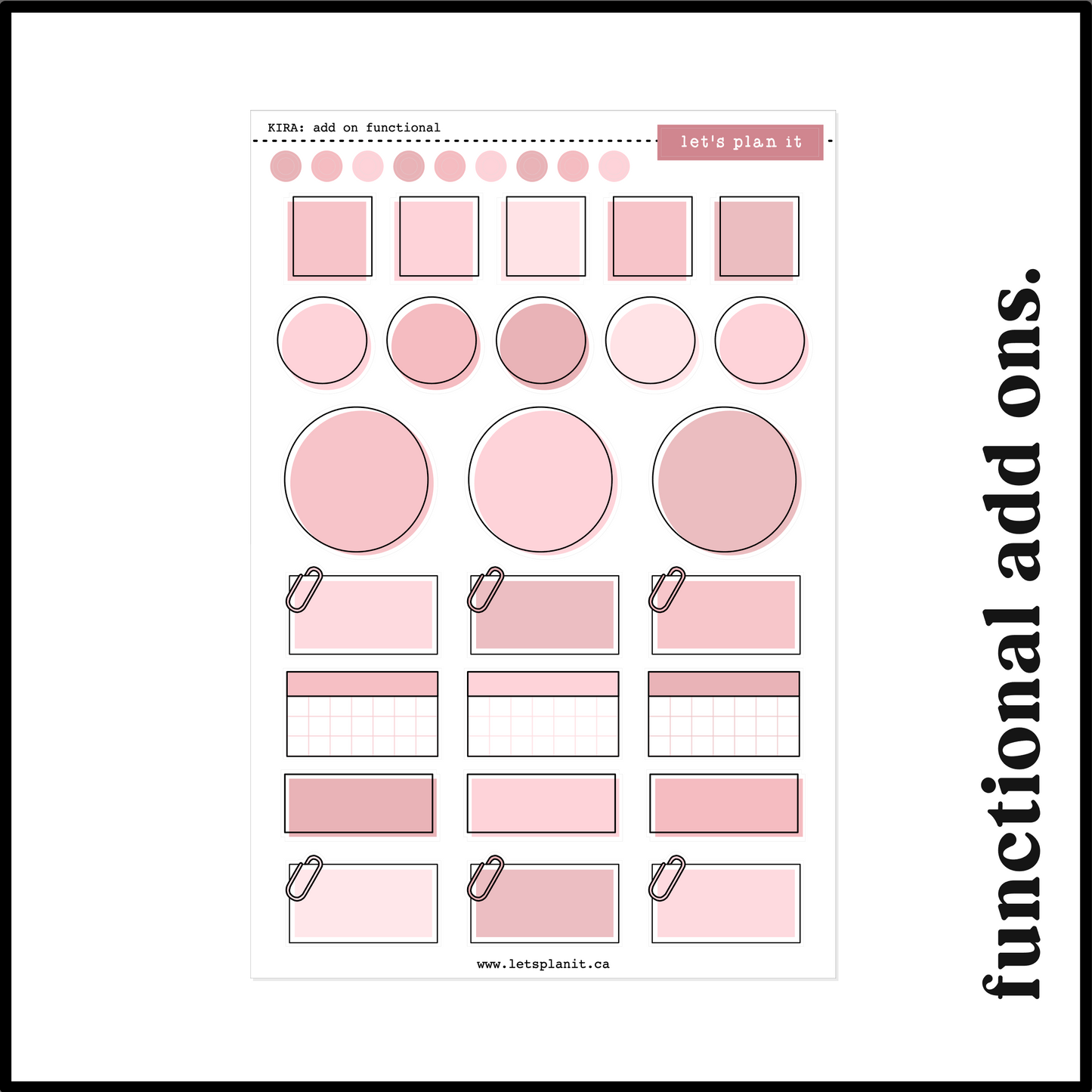 KIRA COLLECTION | Weekly Kits