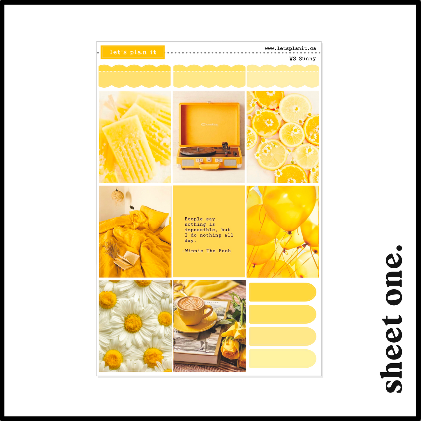 SUNNY COLLECTION | Weekly Kits