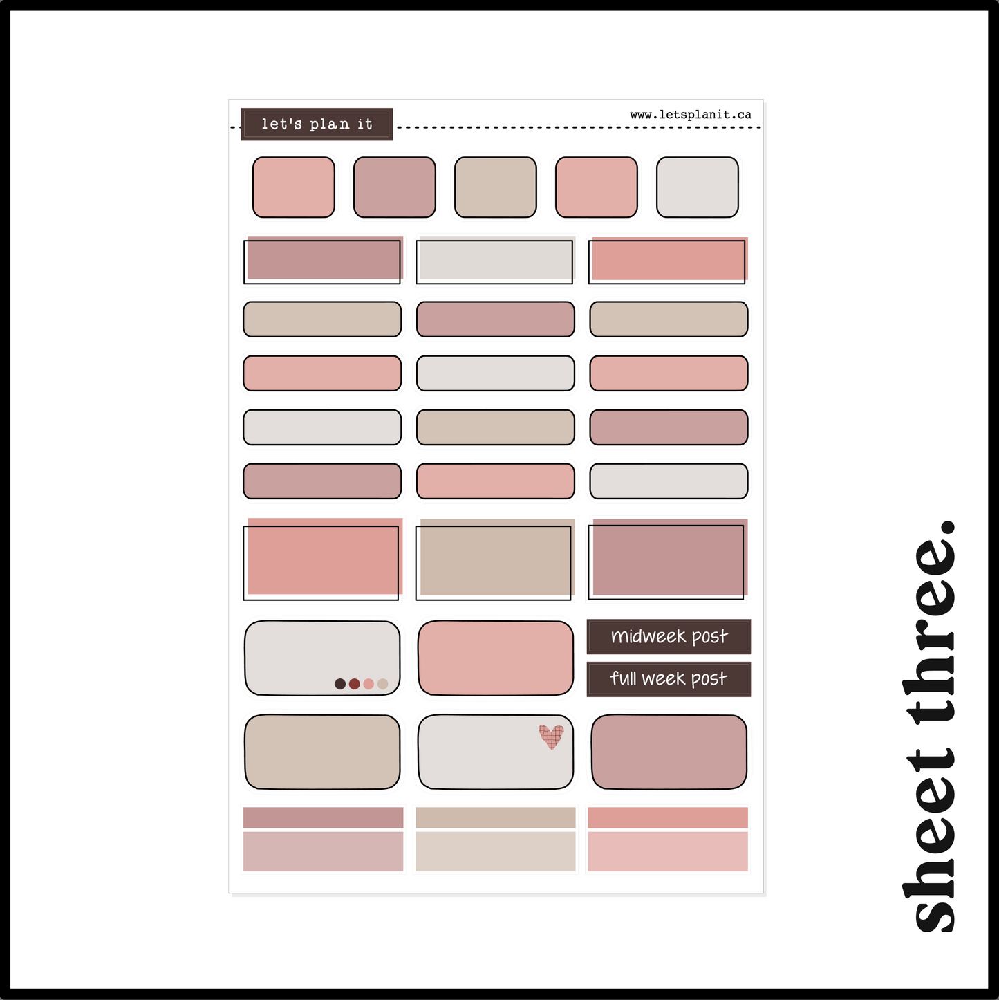 JULIET COLLECTION | Weekly Kits