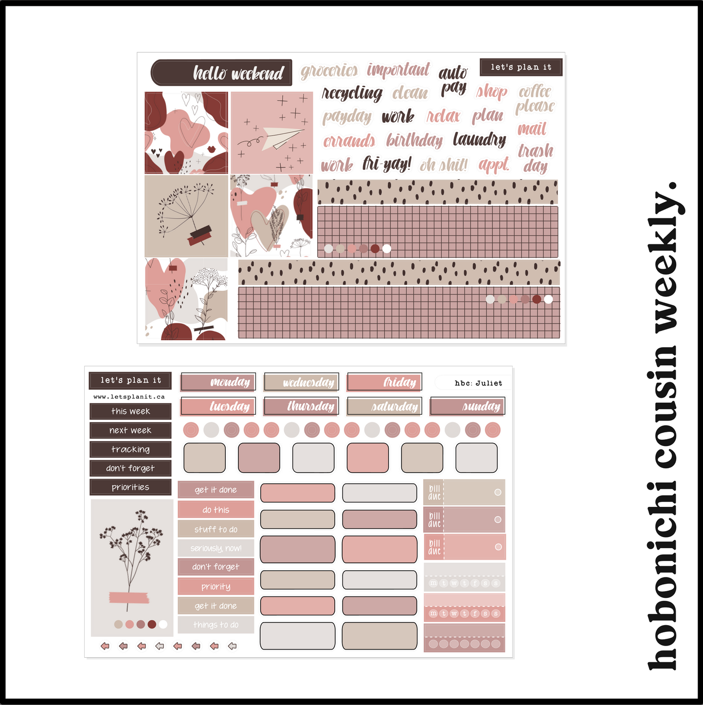 JULIET COLLECTION | Weekly Kits