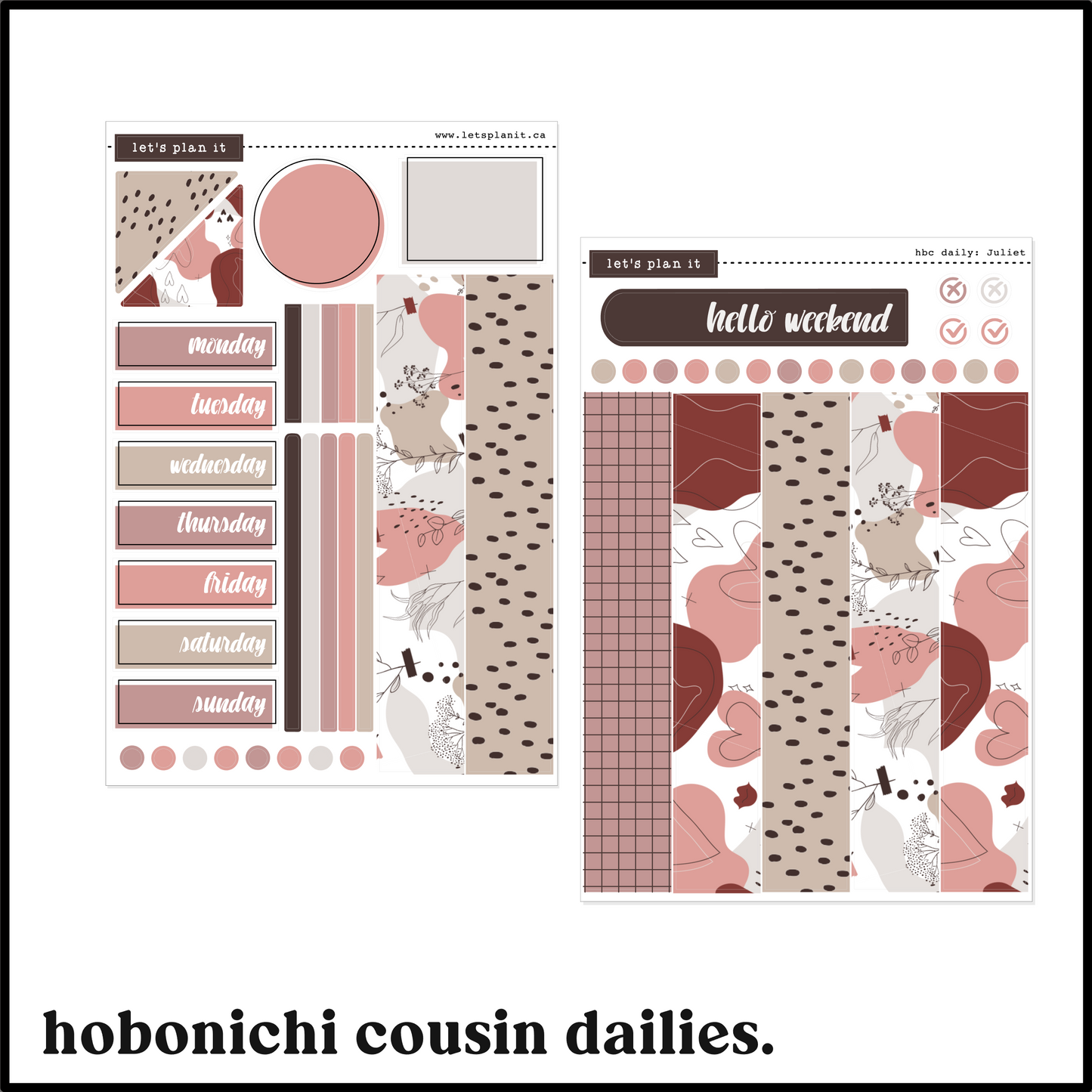 JULIET COLLECTION | Weekly Kits