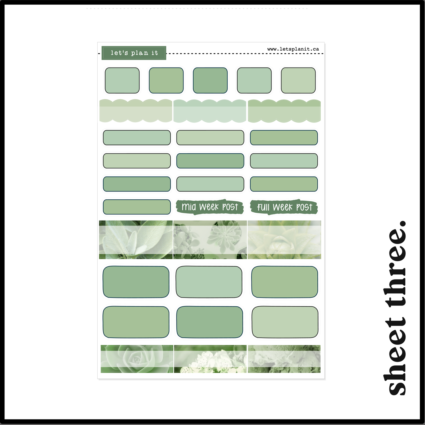 SAGE COLLECTION | Weekly Kits