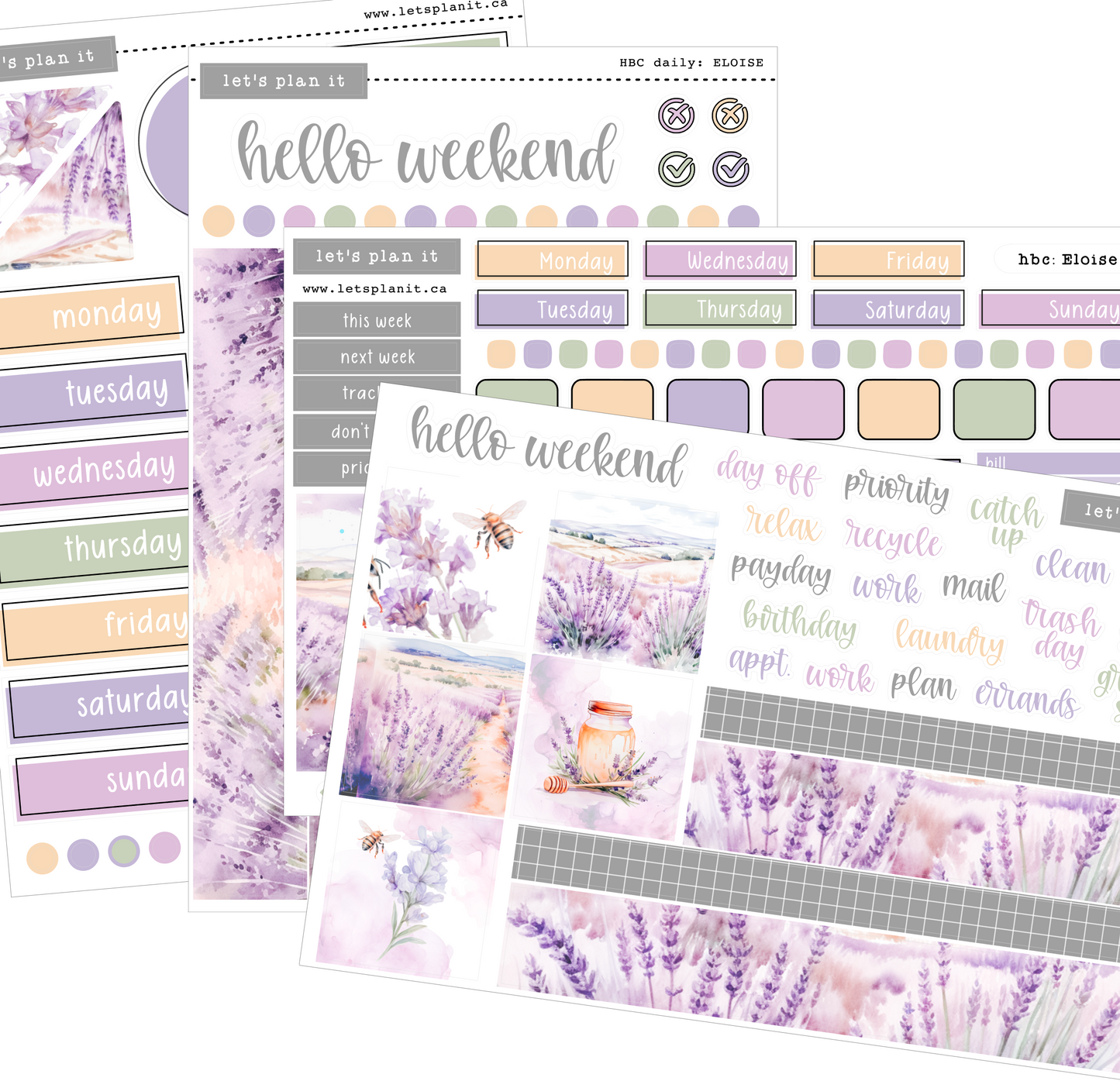 ELOISE COLLECTION | Weekly Kits