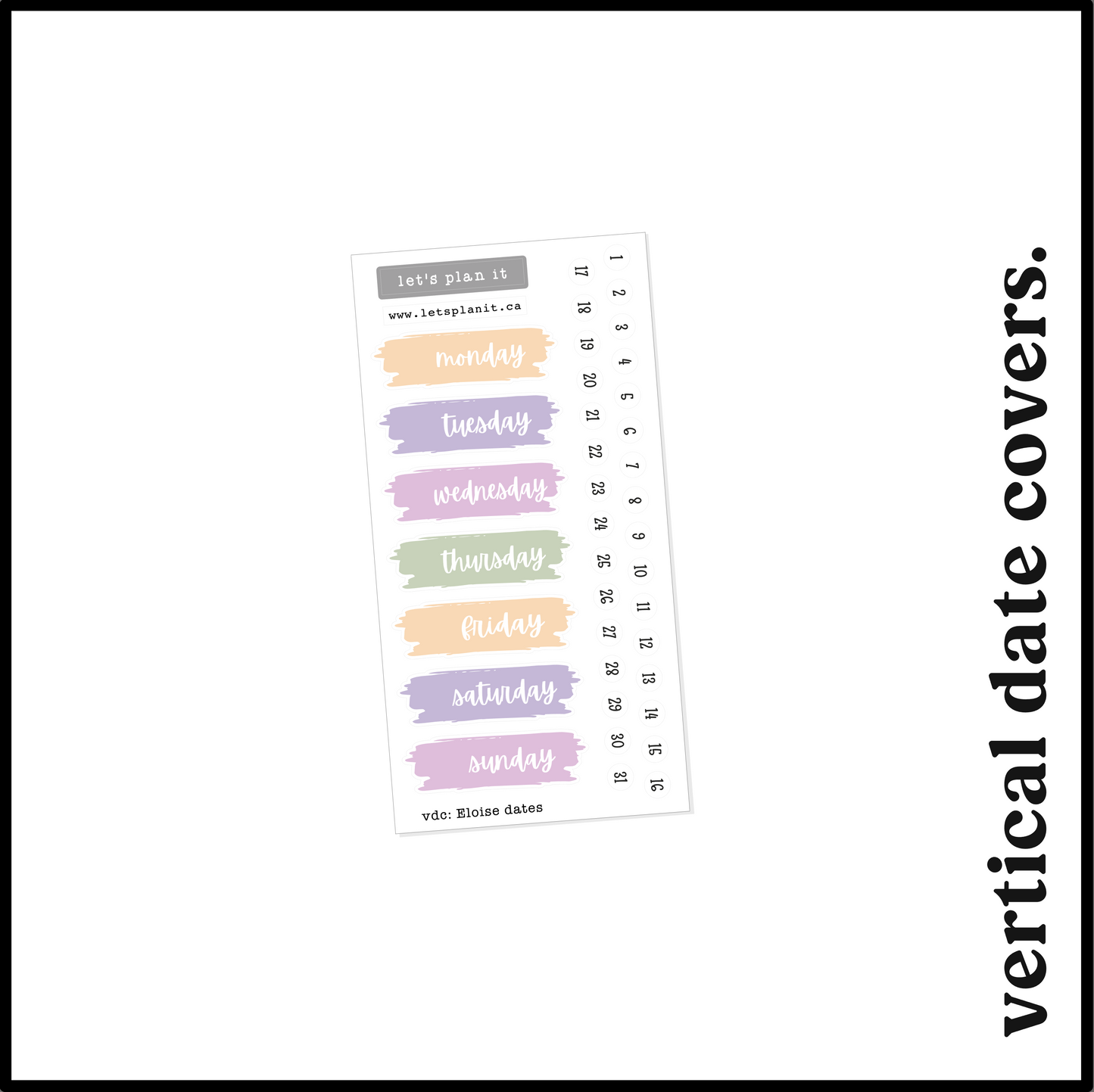 ELOISE COLLECTION | Weekly Kits