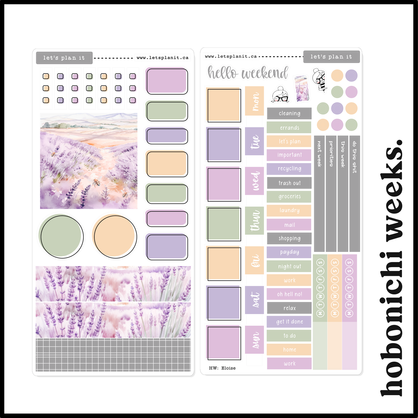 ELOISE COLLECTION | Weekly Kits