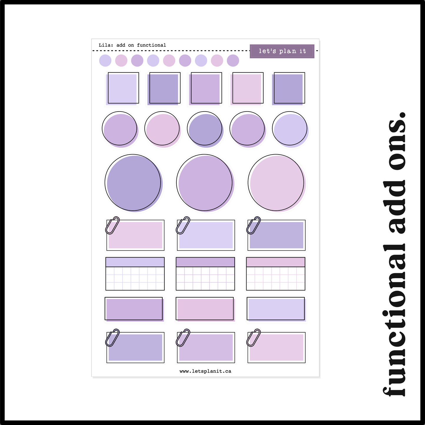 LILA COLLECTION | Weekly Kits