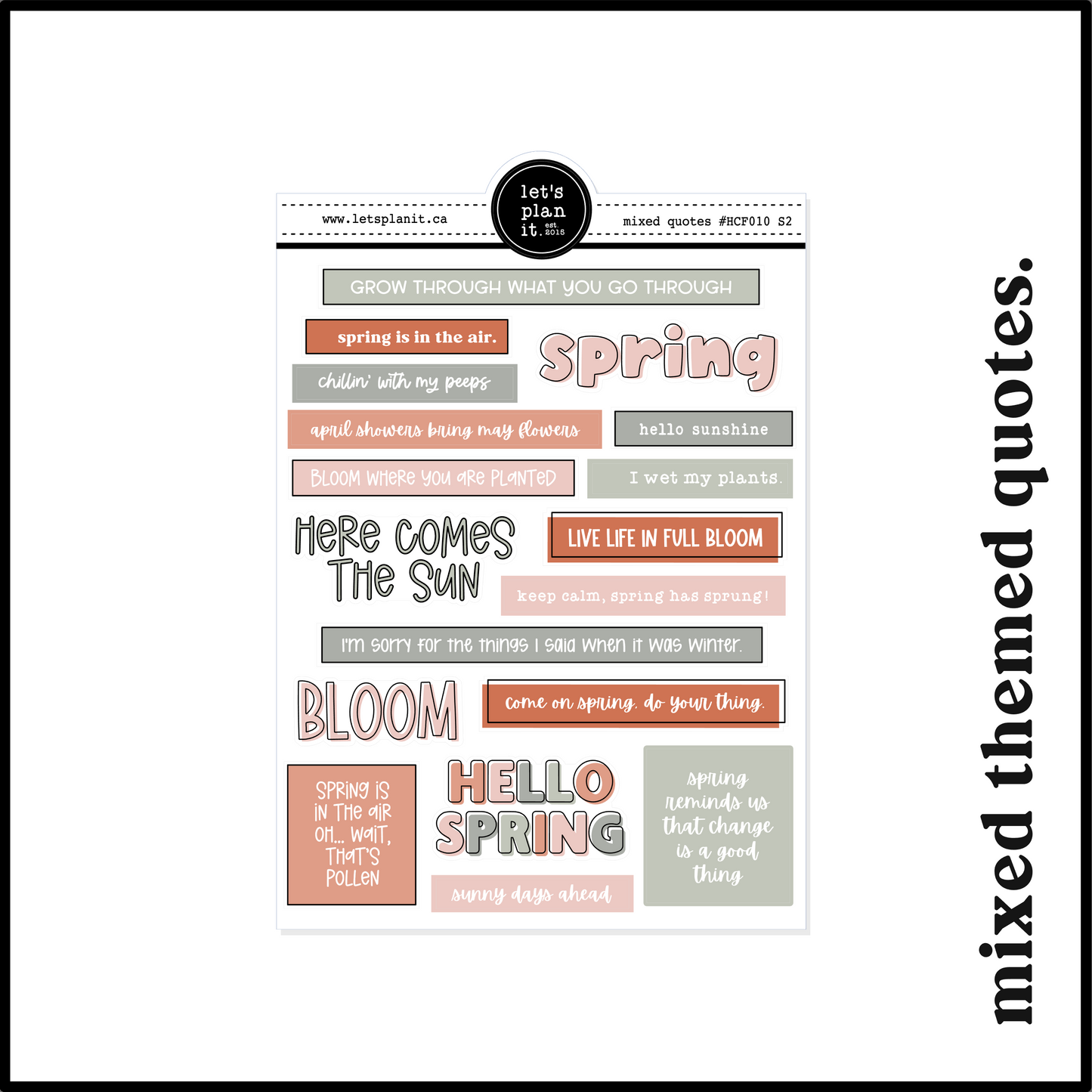 NEUTRAL SPRING FUNCTIONALS | Planning Essentials