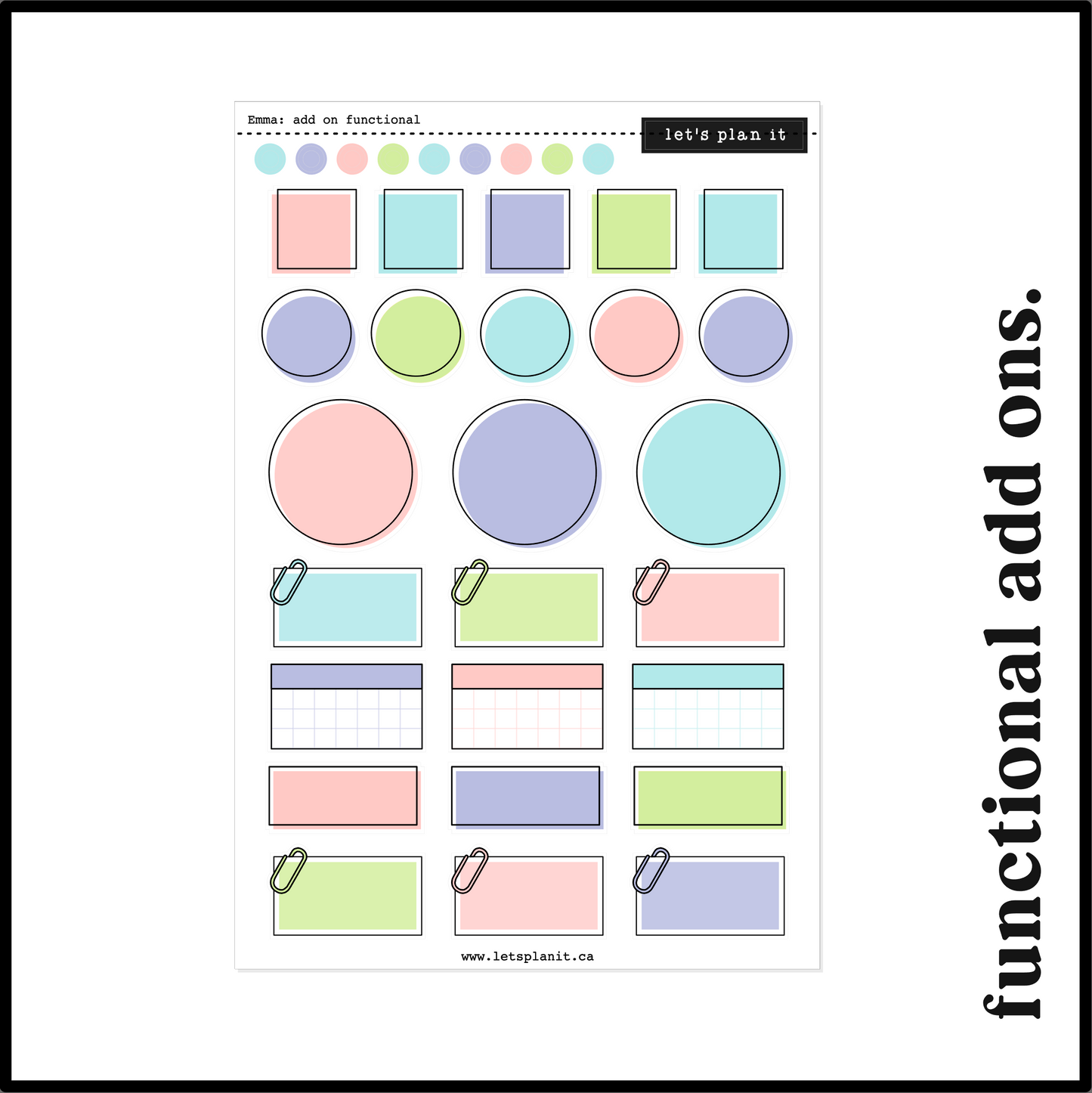 EMMA COLLECTION | Weekly Kits