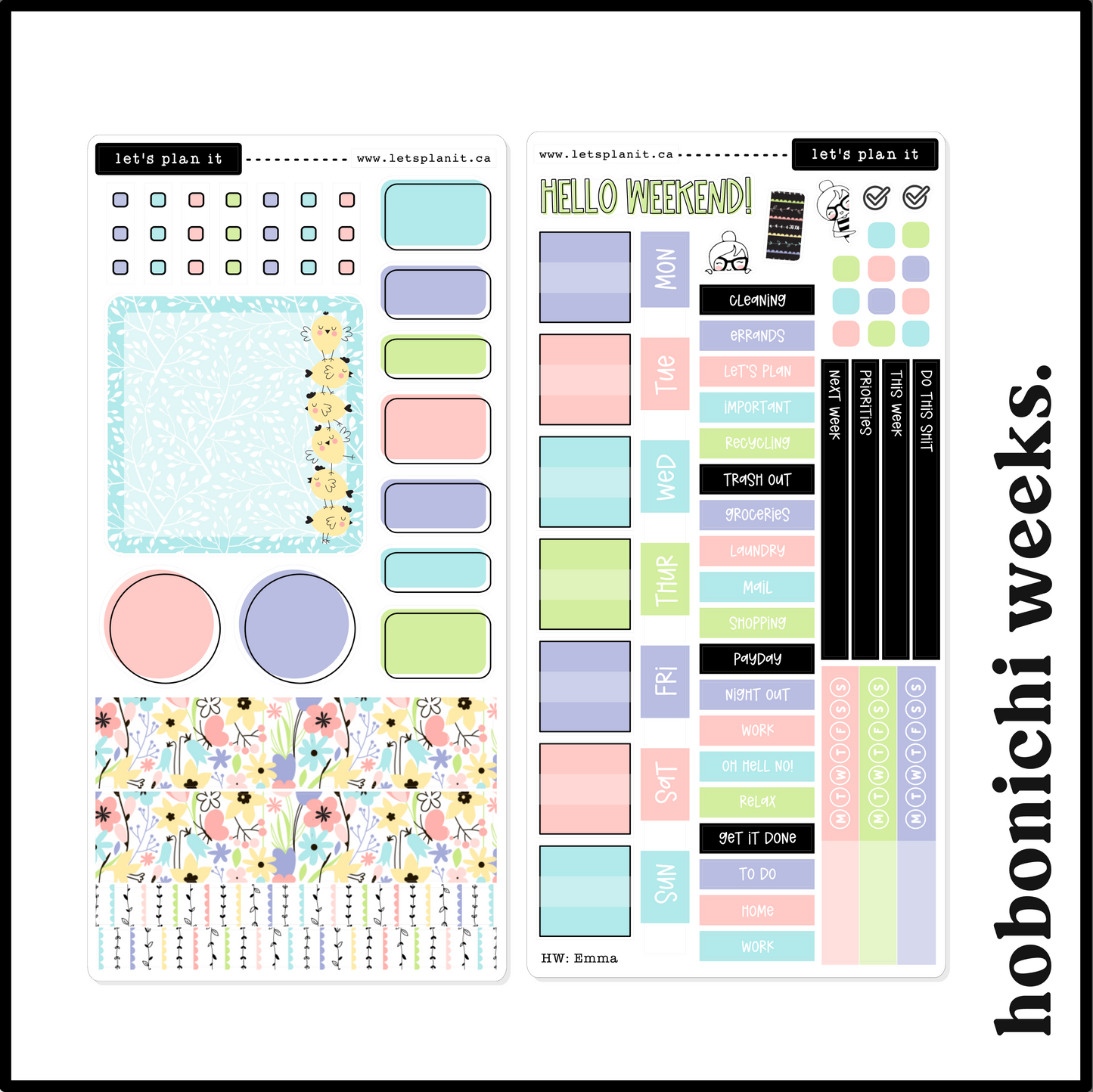 EMMA COLLECTION | Weekly Kits