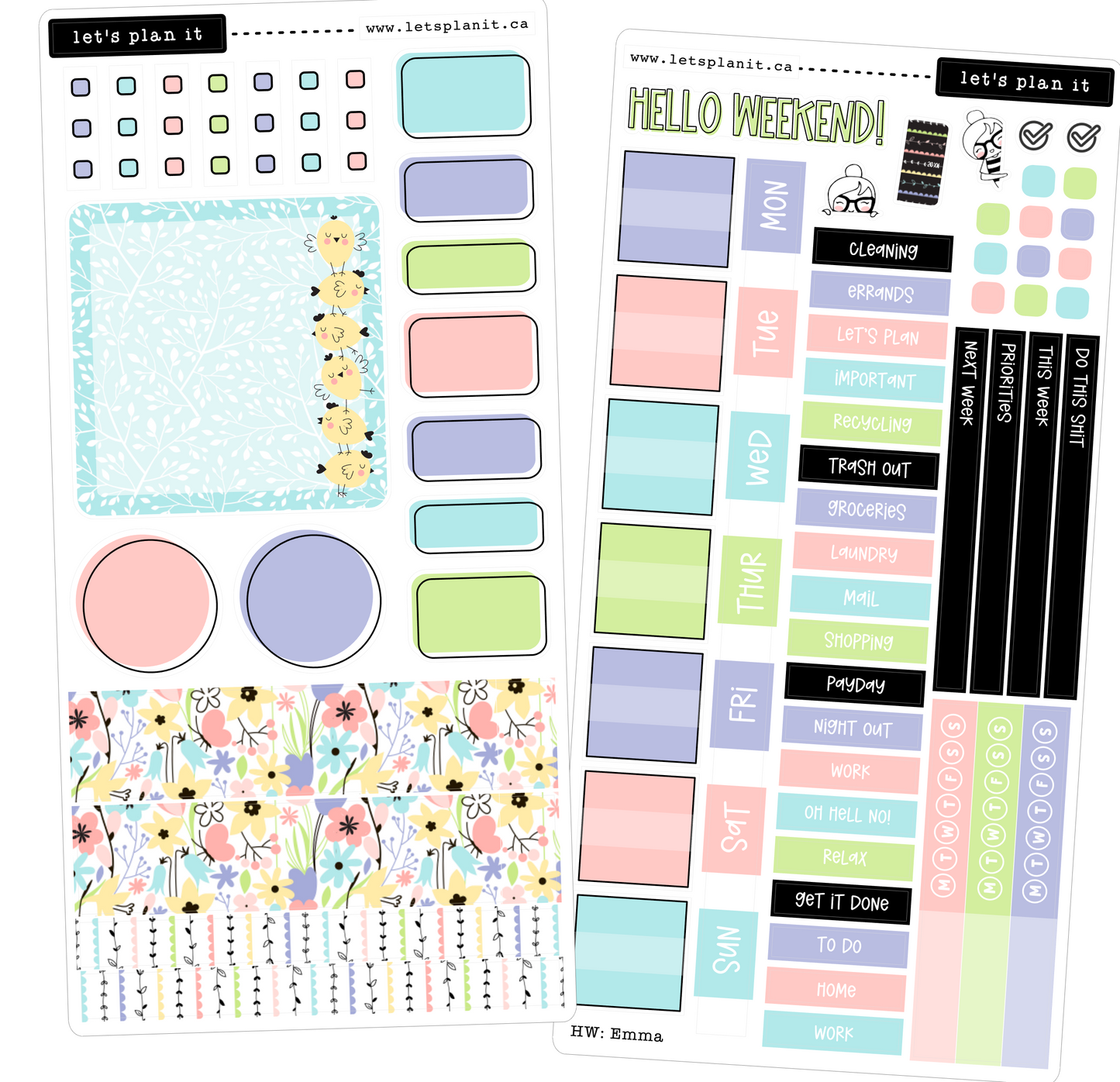 EMMA COLLECTION | Weekly Kits