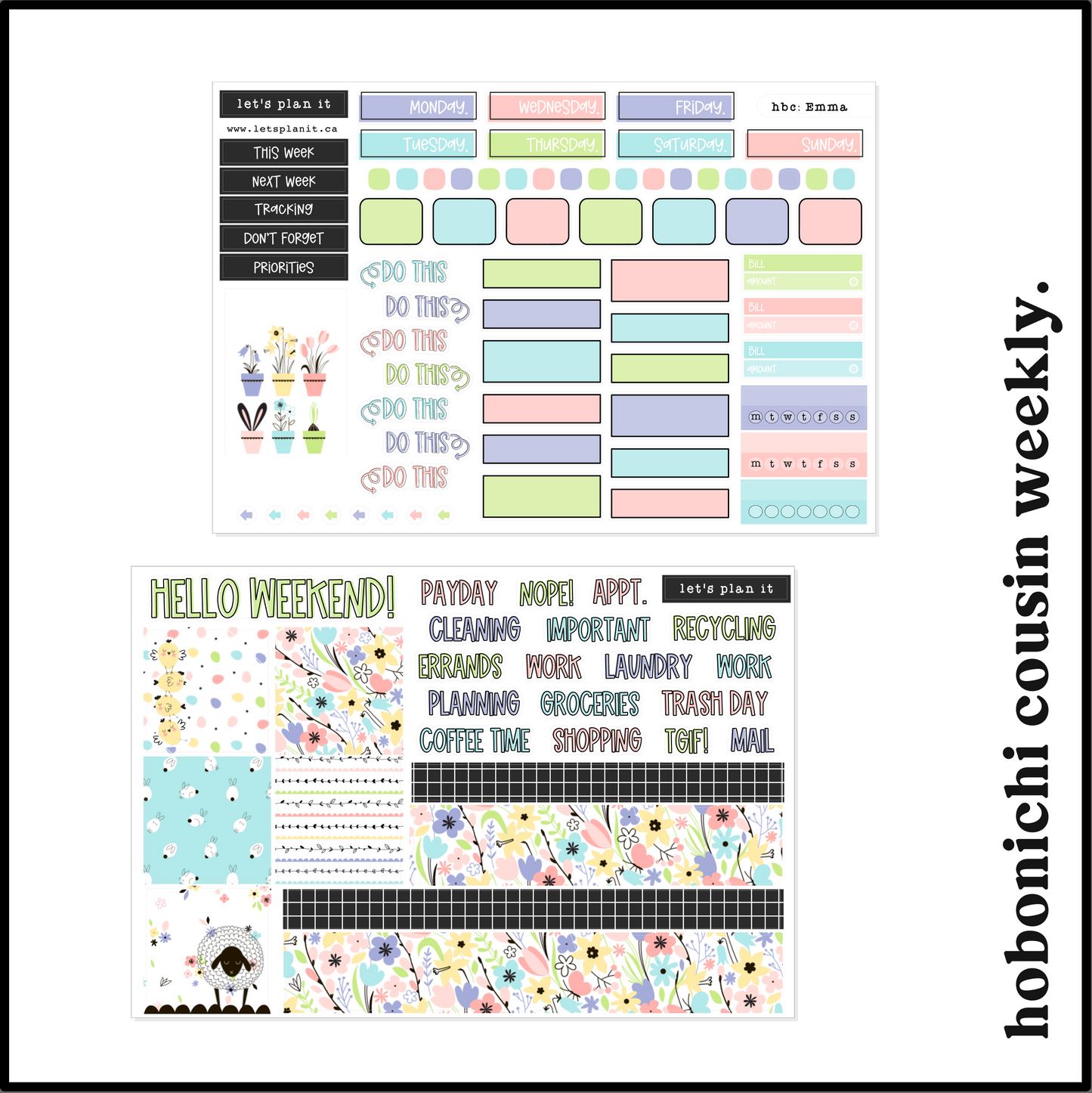 EMMA COLLECTION | Weekly Kits