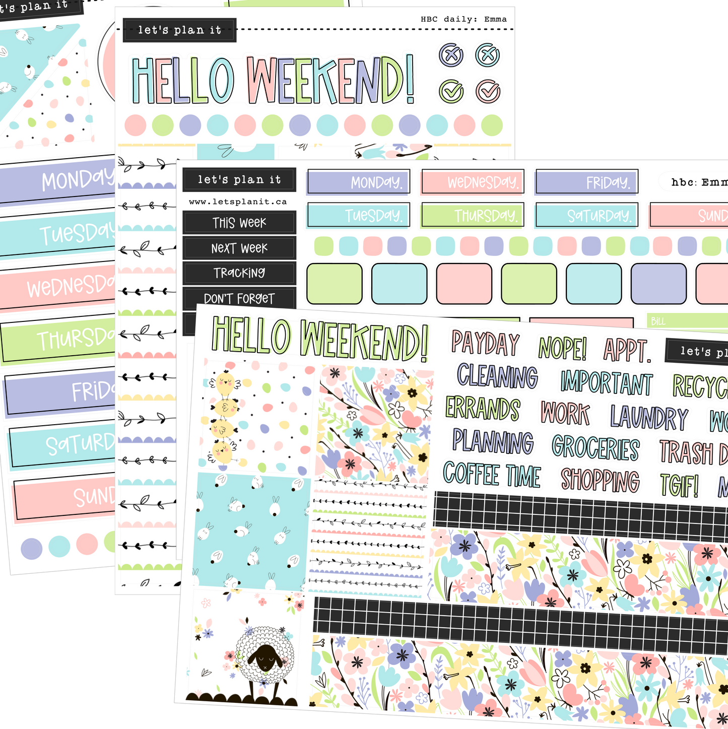EMMA COLLECTION | Weekly Kits