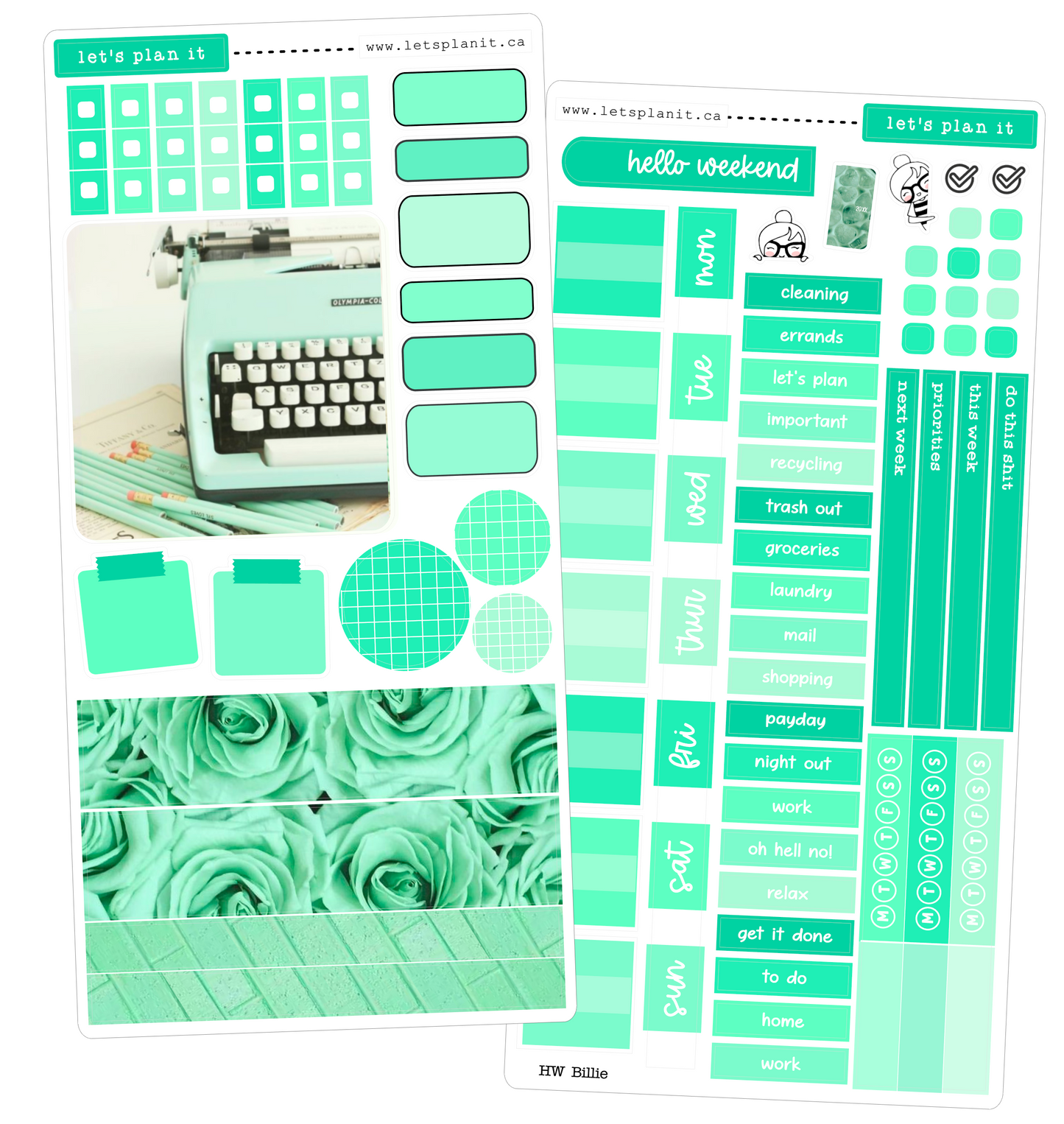 BILLIE COLLECTION | Weekly Kits