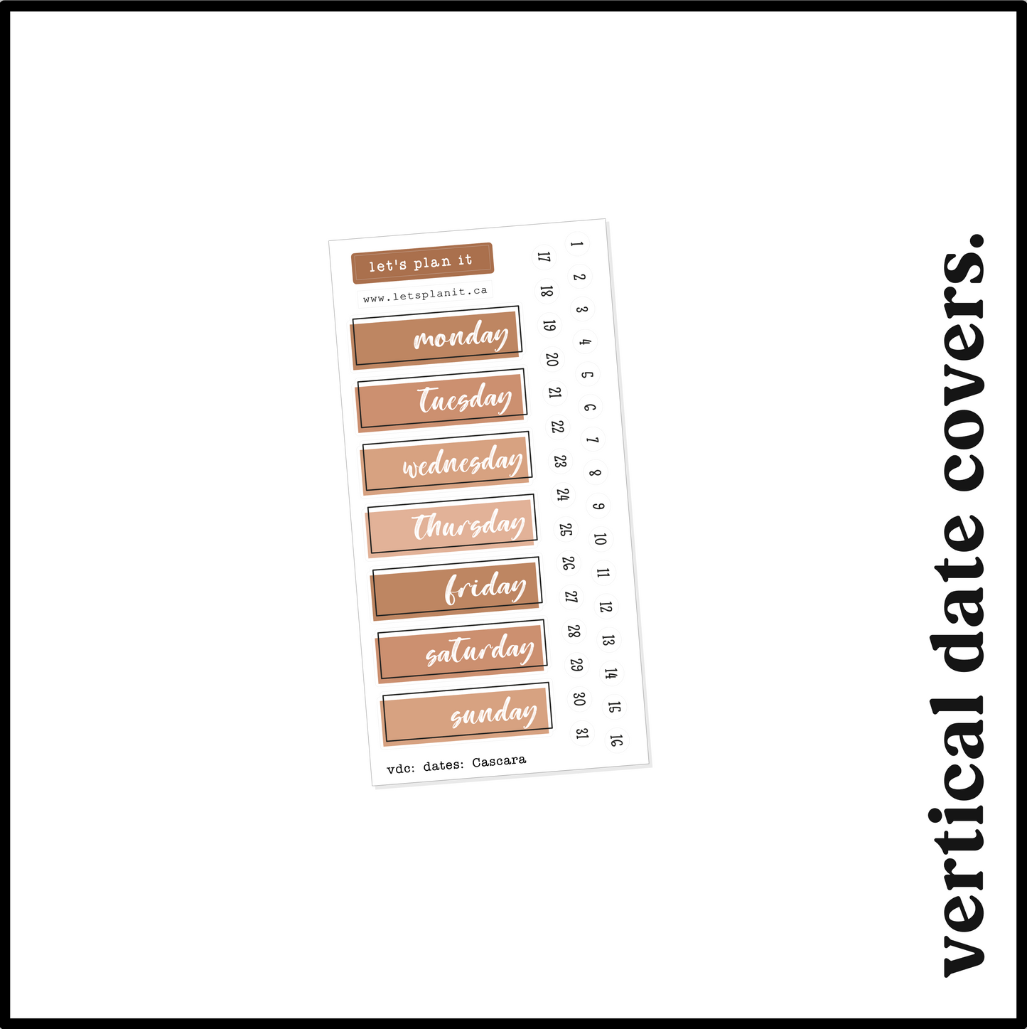 CASCARA COLLECTION | Weekly Kits