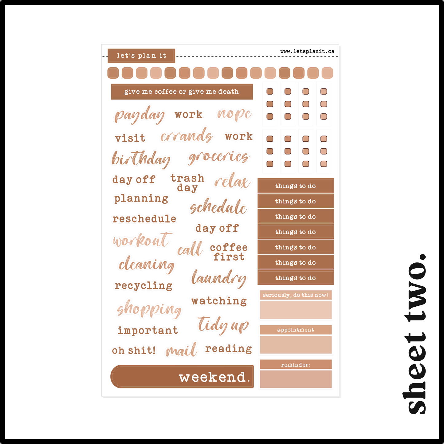 CASCARA COLLECTION | Weekly Kits