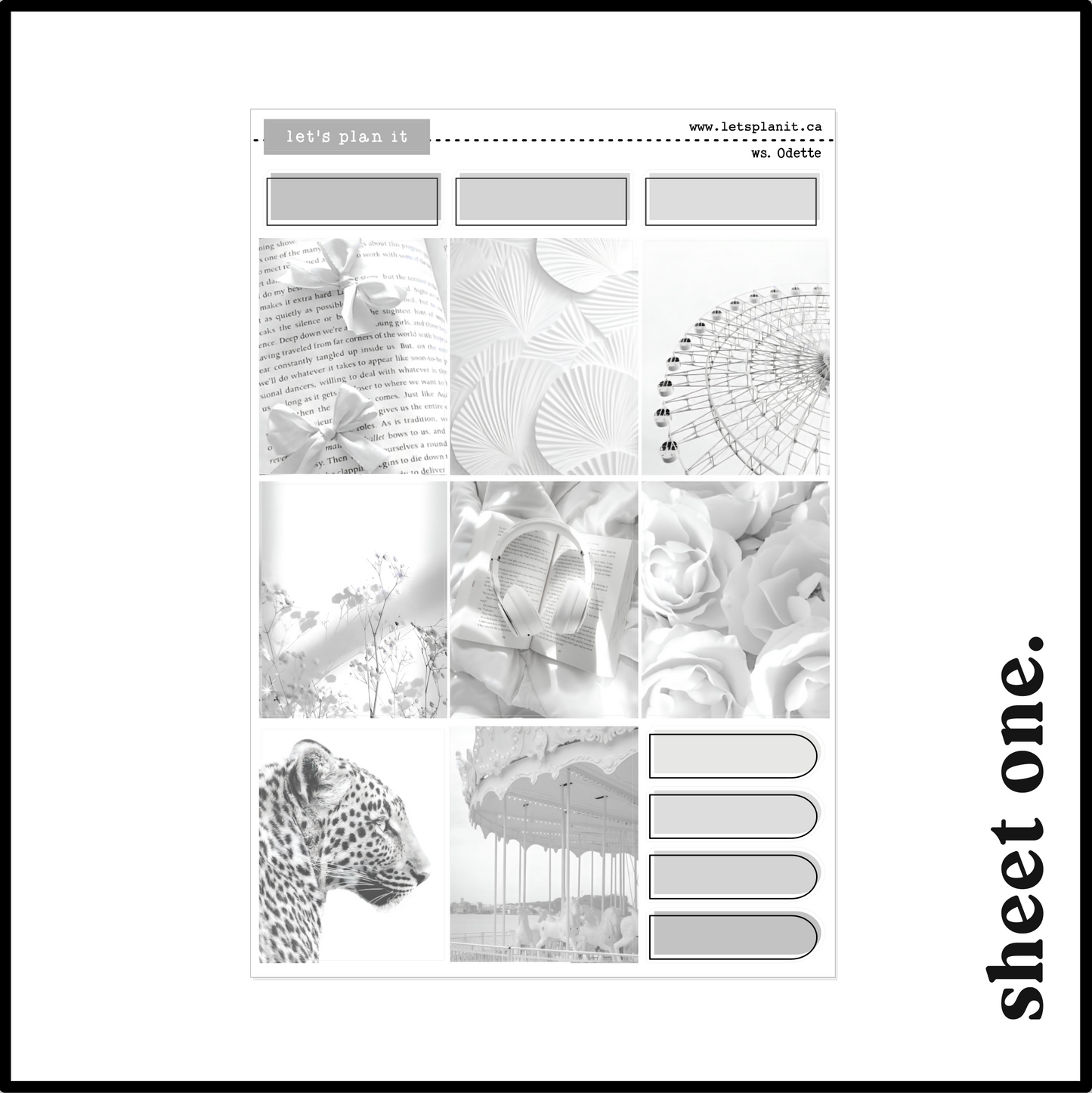 ODETTE COLLECTION | Weekly Kits