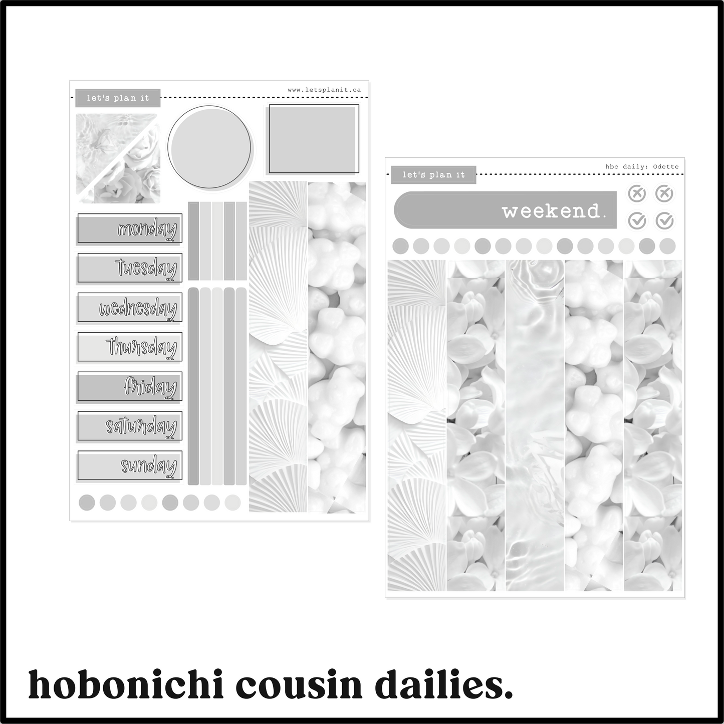 ODETTE COLLECTION | Weekly Kits