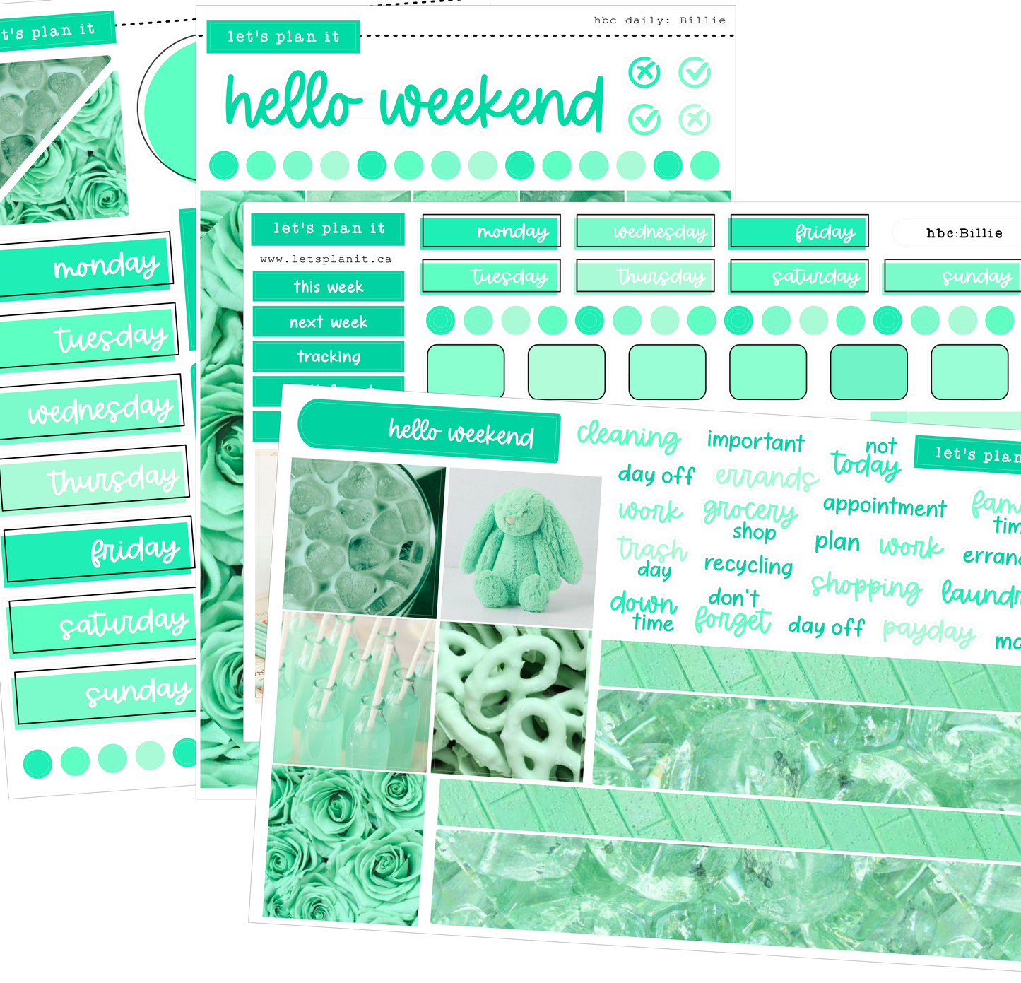 BILLIE COLLECTION | Weekly Kits