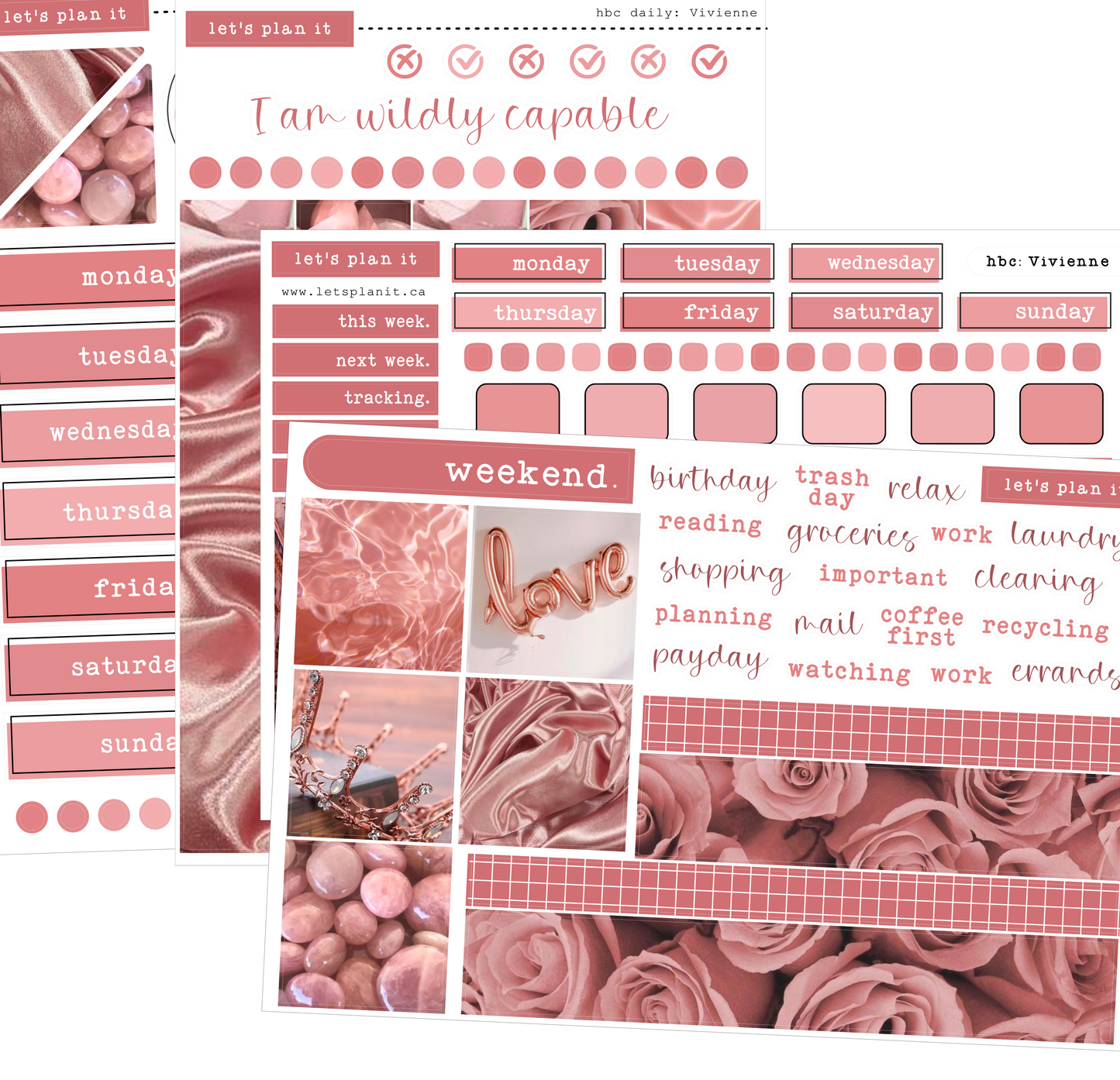 VIVIENNE COLLECTION | Weekly Kits