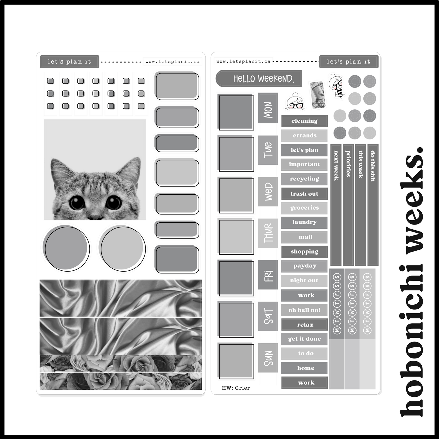 GRIER COLLECTION | Weekly Kits