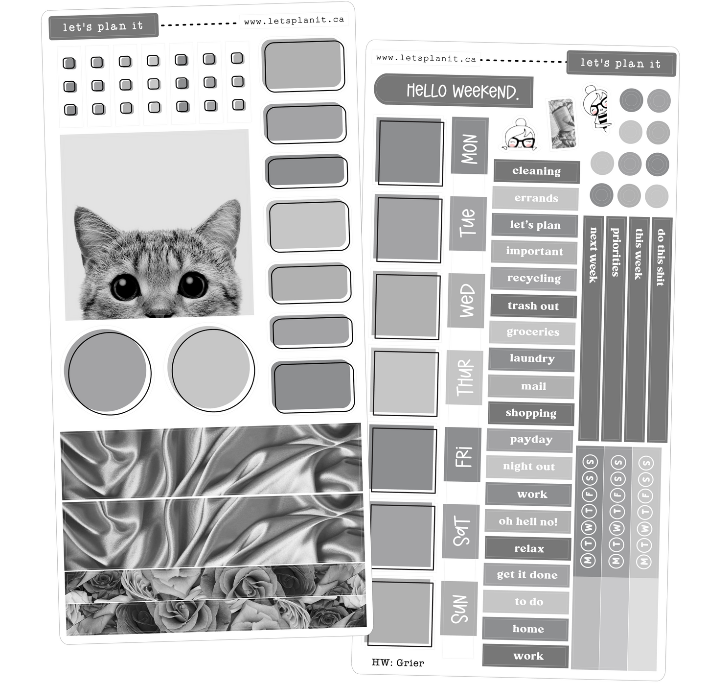 GRIER COLLECTION | Weekly Kits