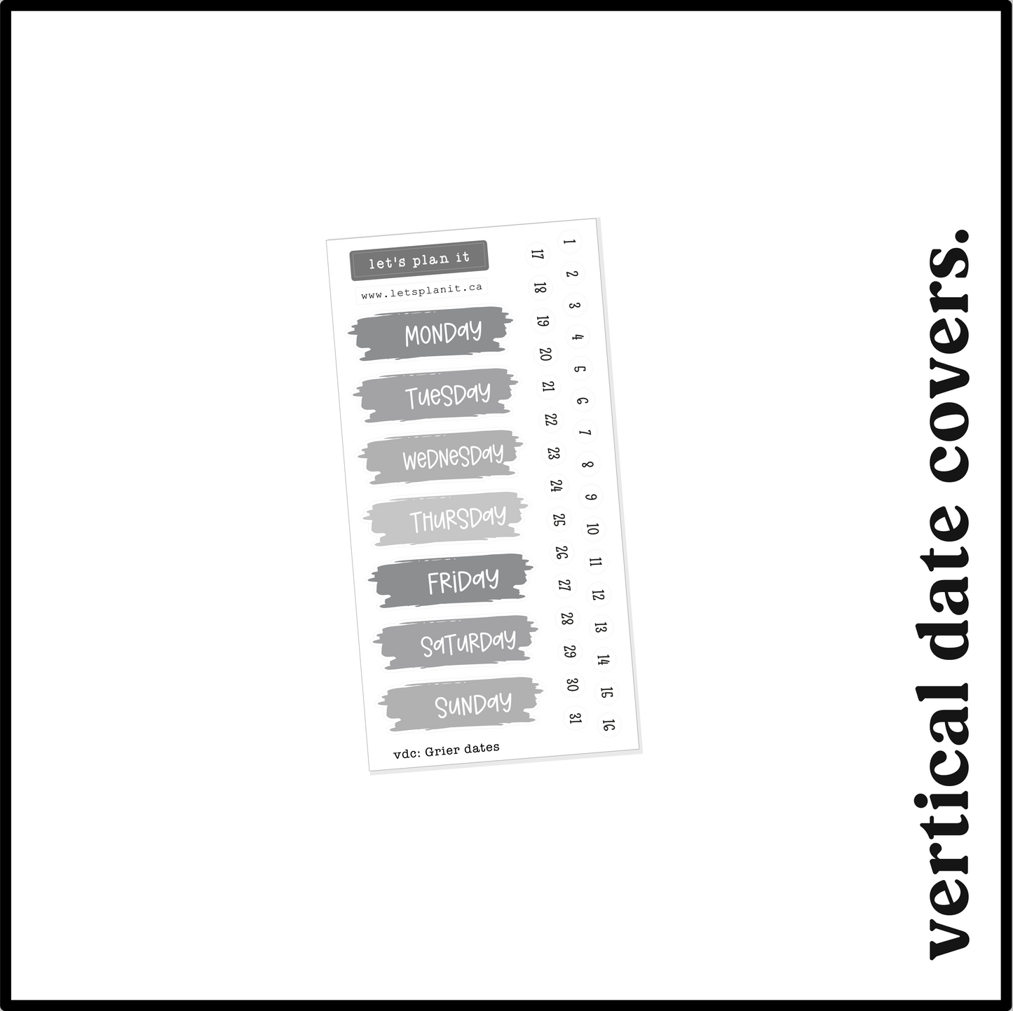 GRIER COLLECTION | Weekly Kits