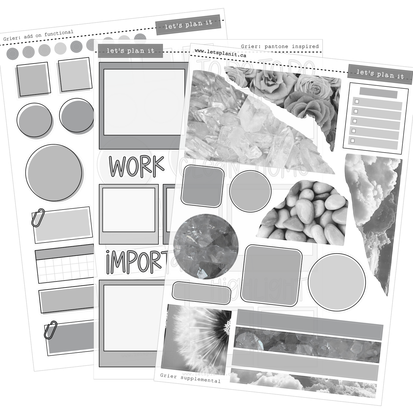 GRIER COLLECTION | Weekly Kits