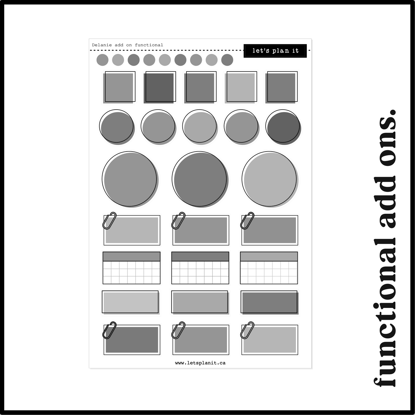 DELANIE COLLECTION | Weekly Kits