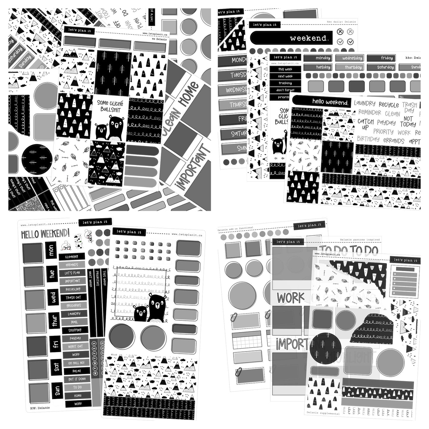 DELANIE COLLECTION | Weekly Kits