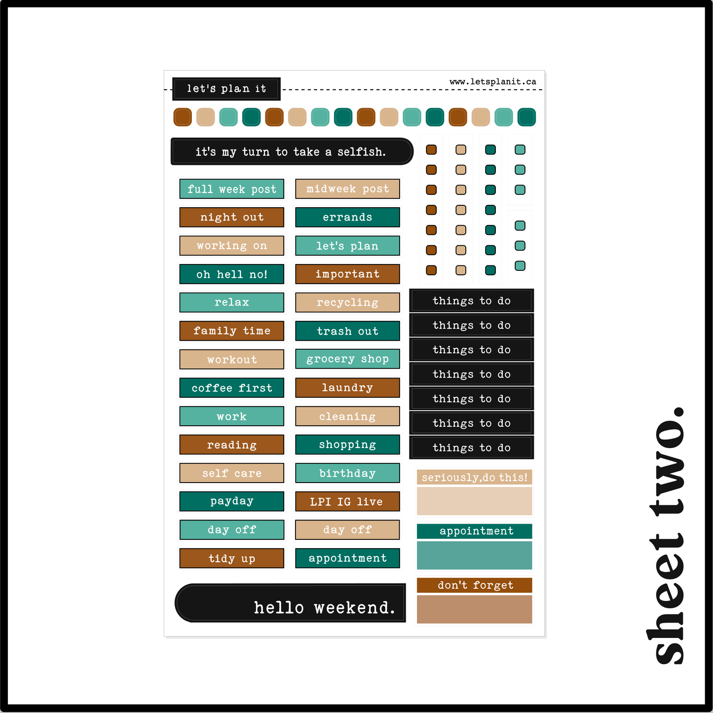 INDRA COLLECTION | Weekly Kits