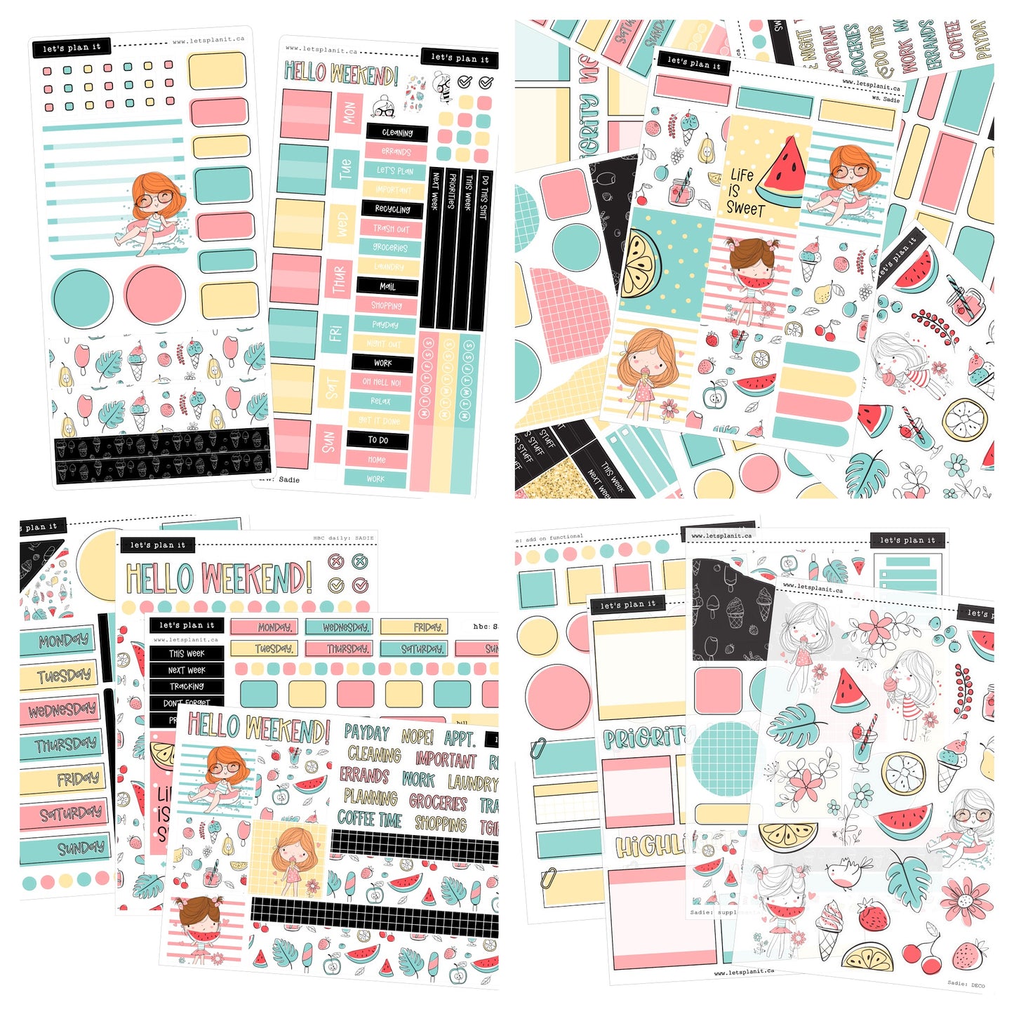 SADIE COLLECTION | Weekly Kits