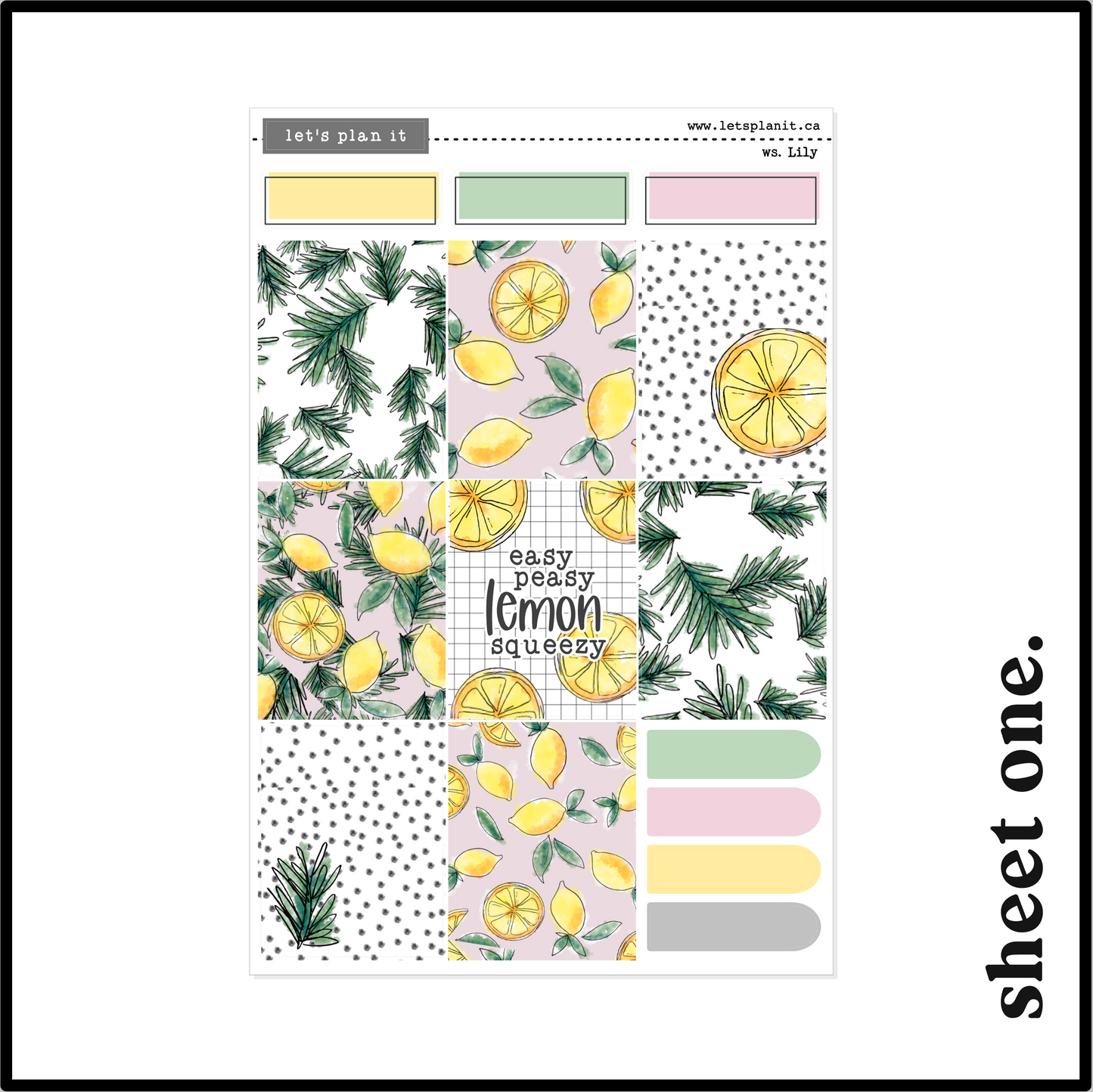 LILY COLLECTION | Weekly Kits