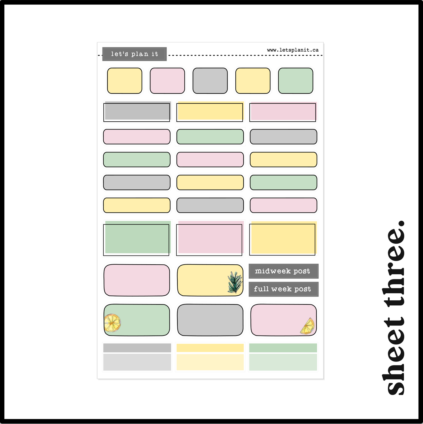 LILY COLLECTION | Weekly Kits